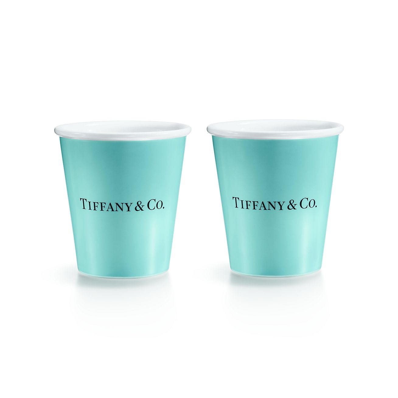 エブリデイ オブジェクト ボーンチャイナ ペーパー カップ ２個セット Tiffany Co
