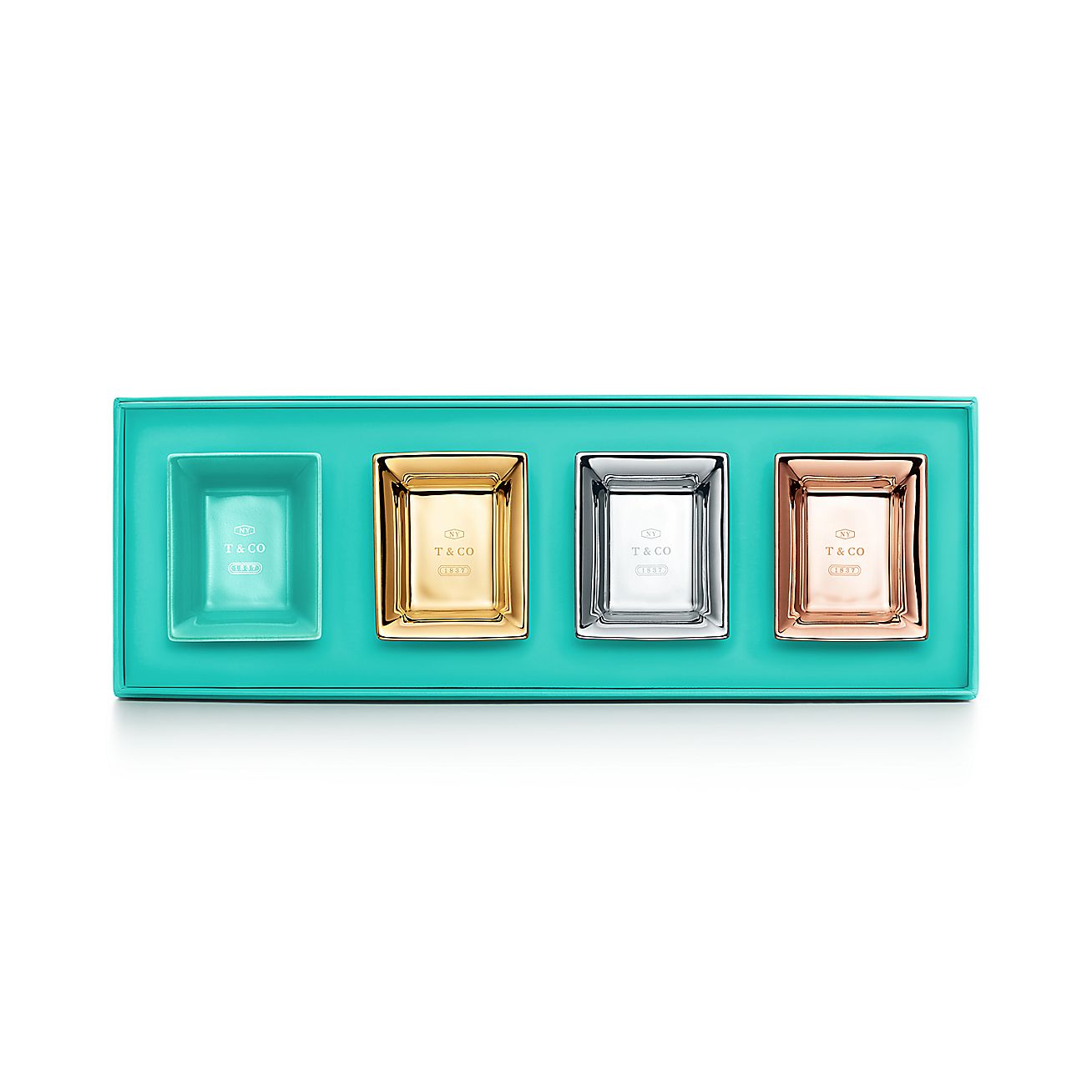 メタリック ヴィド ポシェ ポーセリン4個セット | Tiffany & Co