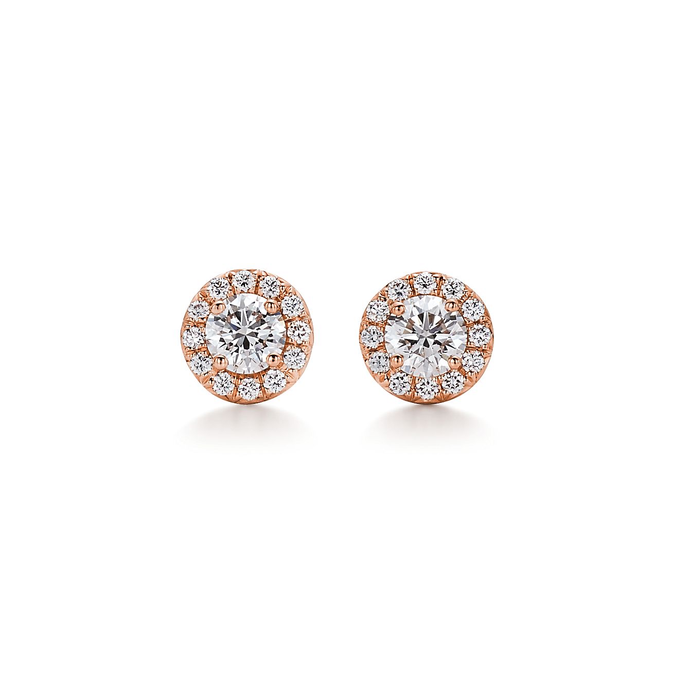 ティファニー ソレスト ピアス ダイヤモンド 18K ローズゴールド | Tiffany & Co.