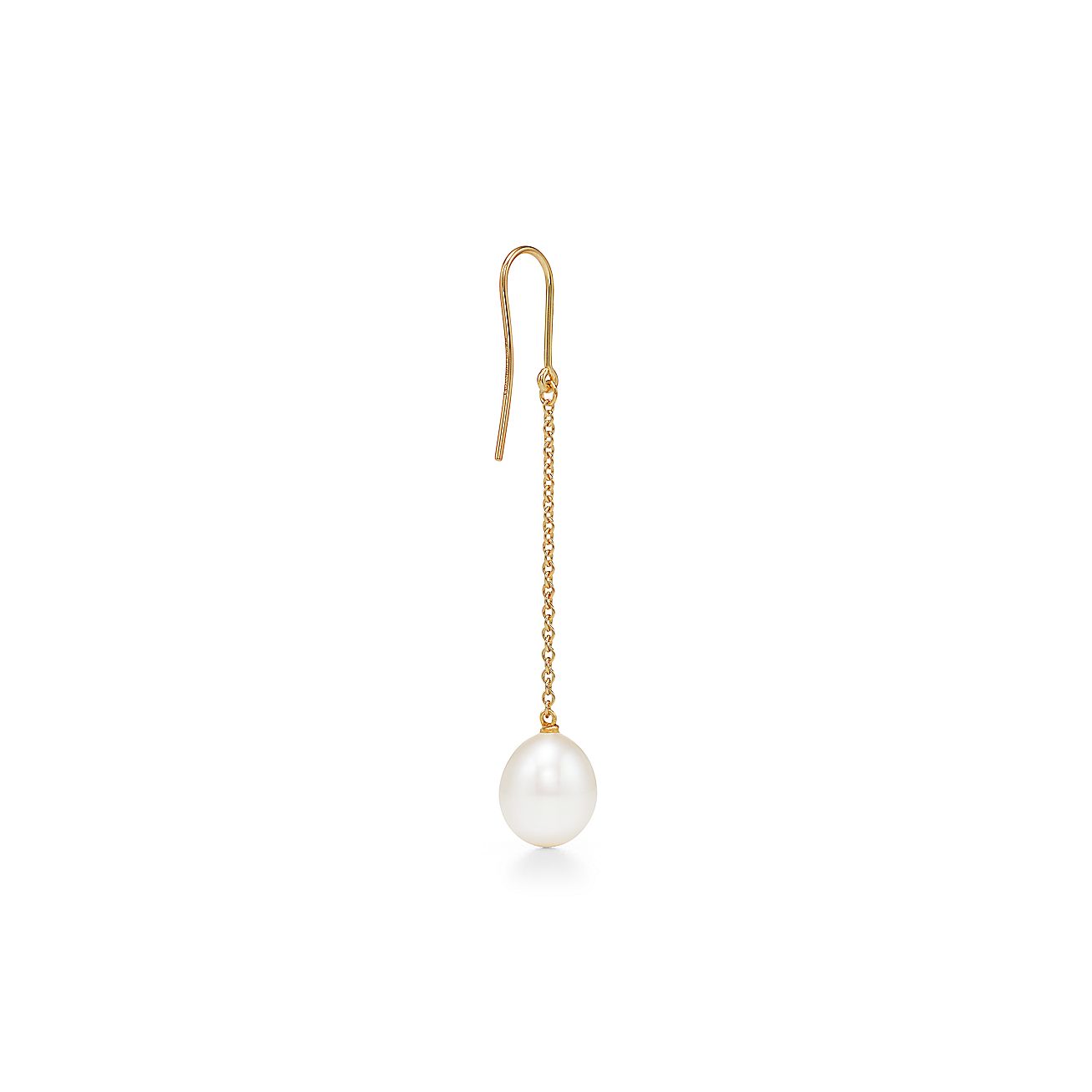 エルサ・ペレッティ パール バイ ザ ヤード チェーン ピアス 18K 