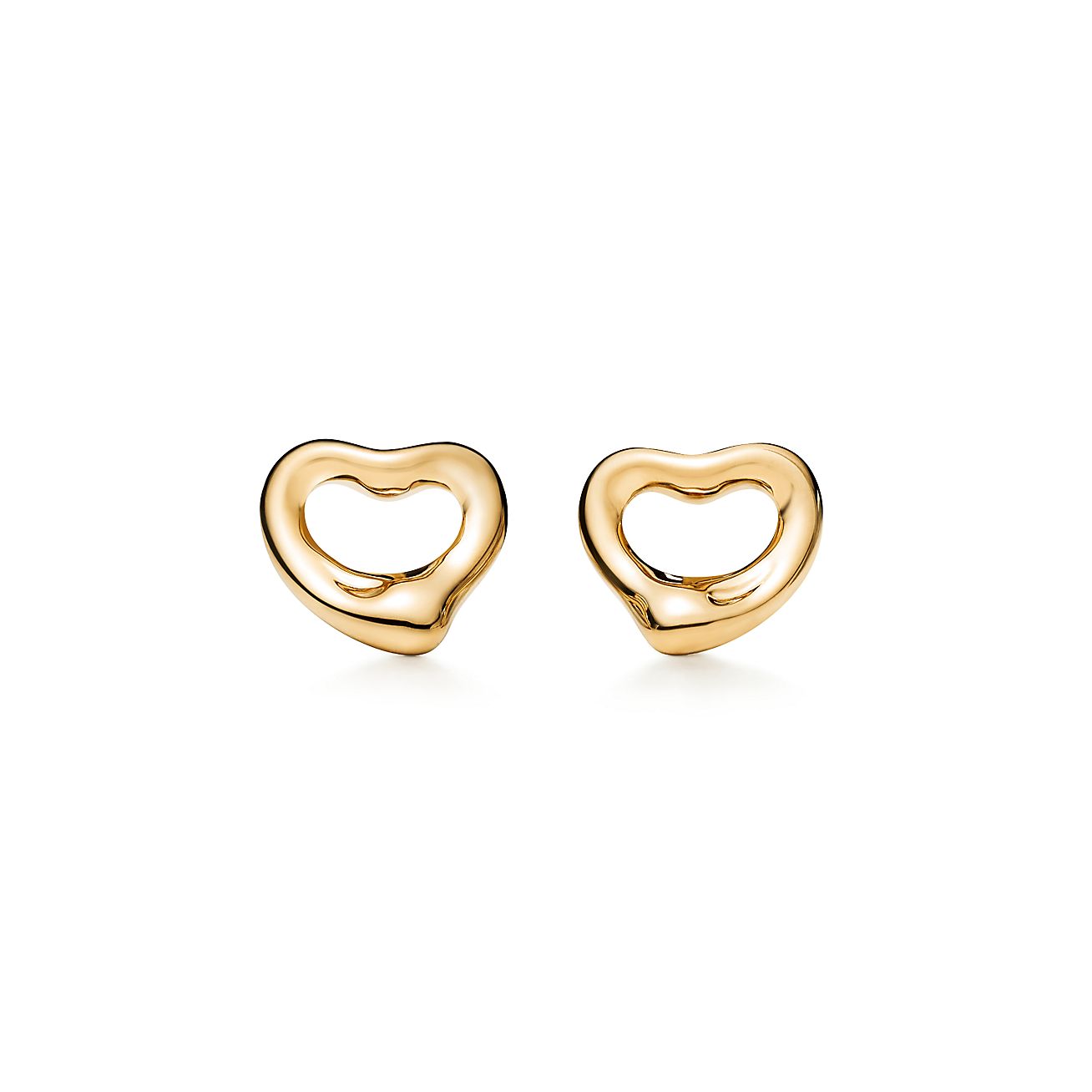 TIFFANYのオープンハートピアス 18K-