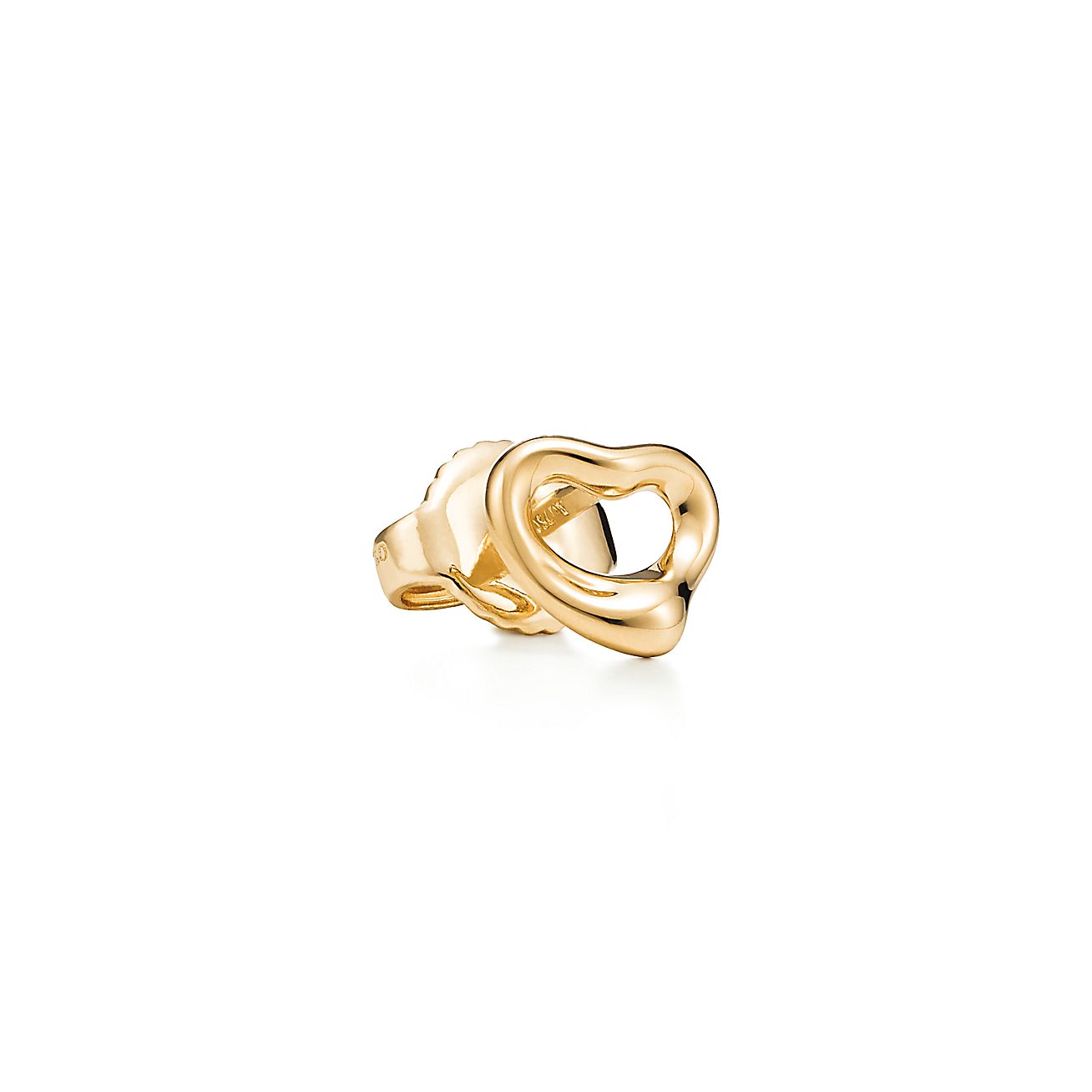 エルサ・ペレッティ™ オープン ハート ピアス 18K ゴールド | Tiffany 