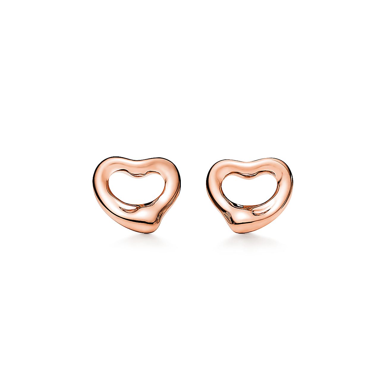 エルサ ペレッティ オープン ハート ピアス 18k ローズゴールド Tiffany Co