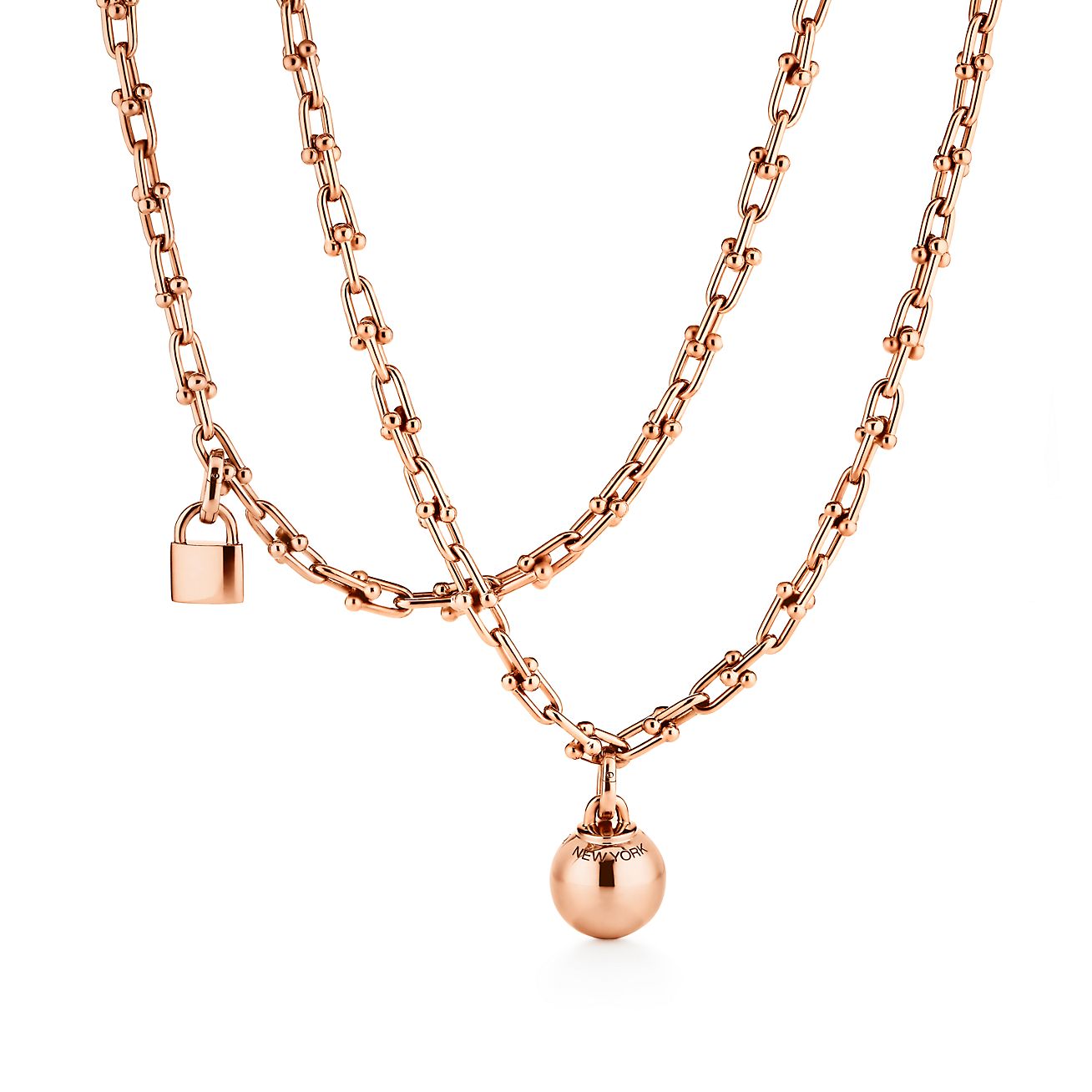 【Tiffany & Co.】限定セット ネックレス＆ピアス Rose Gold ネックレス＆ペンダント | Tiffany & Co.