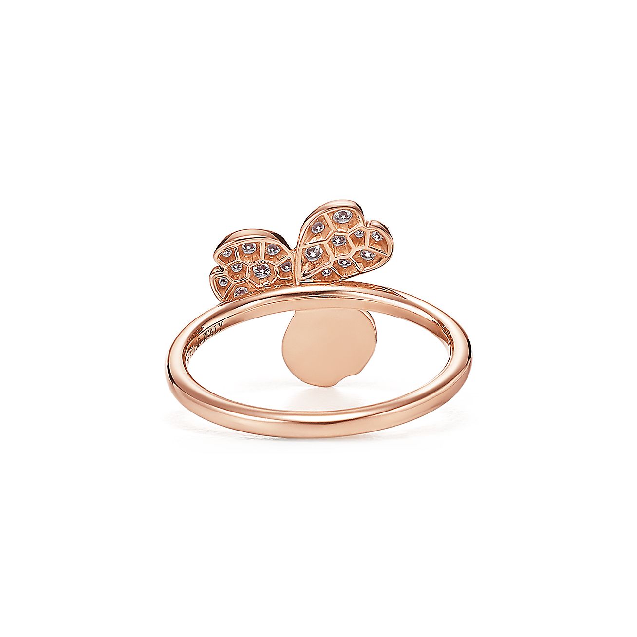 ティファニー ペーパーフラワー ダイヤモンド フラワー リング 18k ローズゴールド Tiffany Co