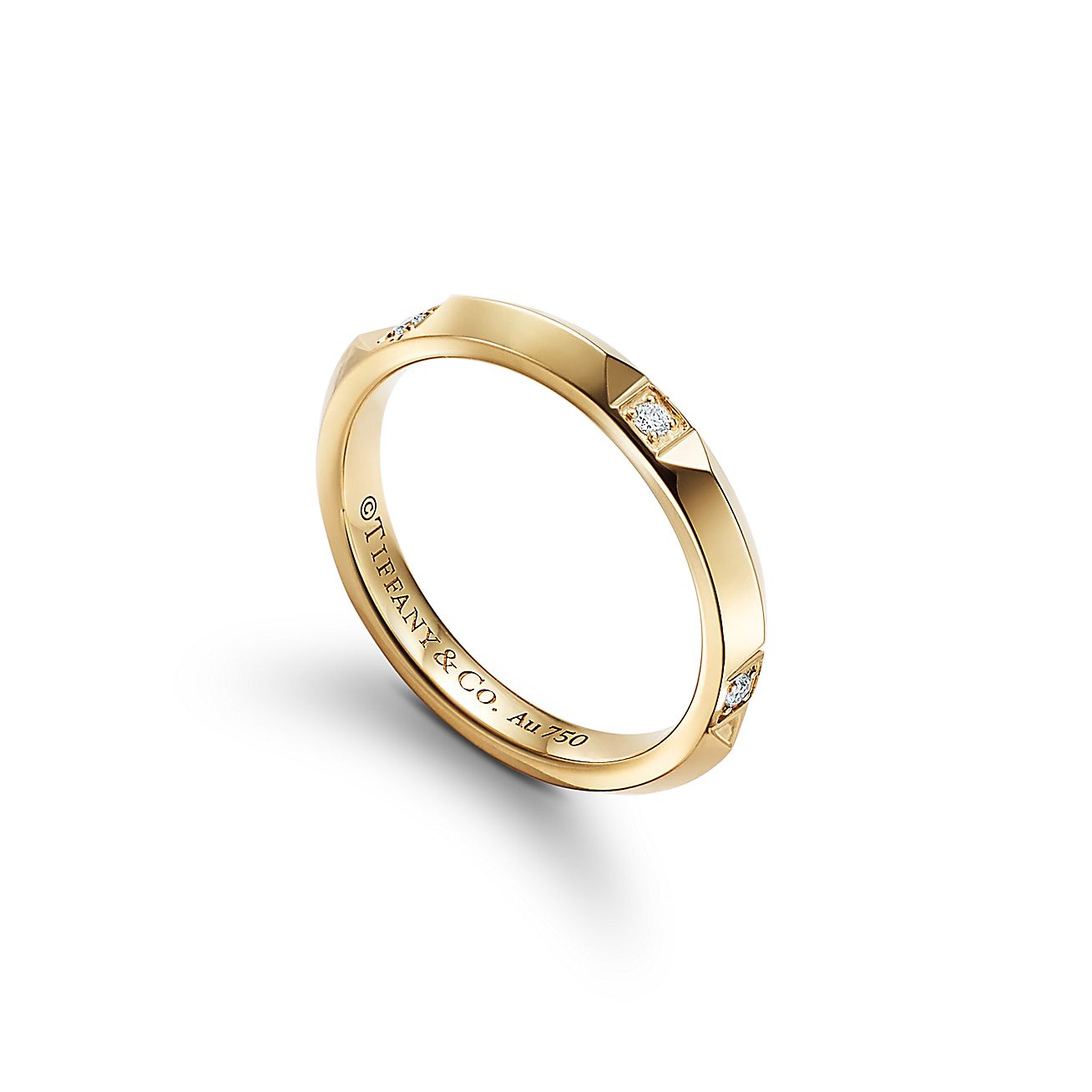 ティファニー トゥルーバンドリング k18 18金 18k ダイヤモンド