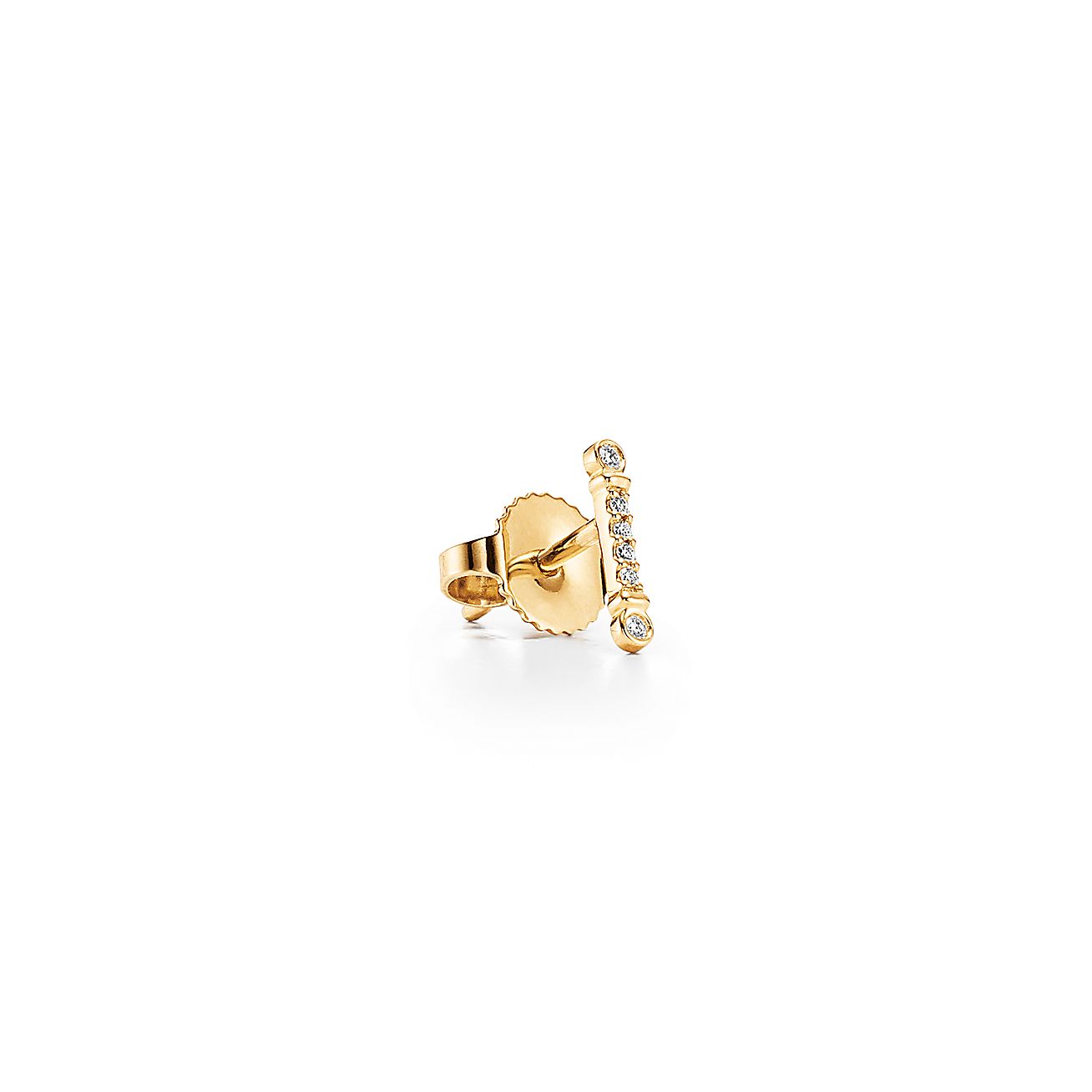 ティファニー フルール ド リス キー バー ピアス ダイヤモンド 18K 