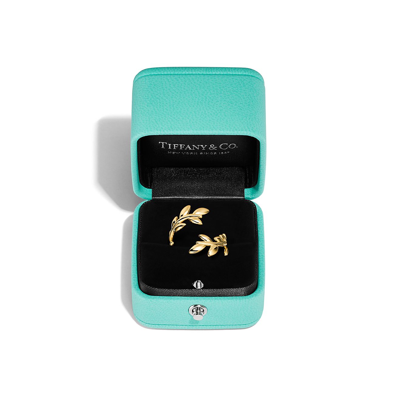 パロマ・ピカソ™ オリーブ リーフ バイパス リング イエローゴールド