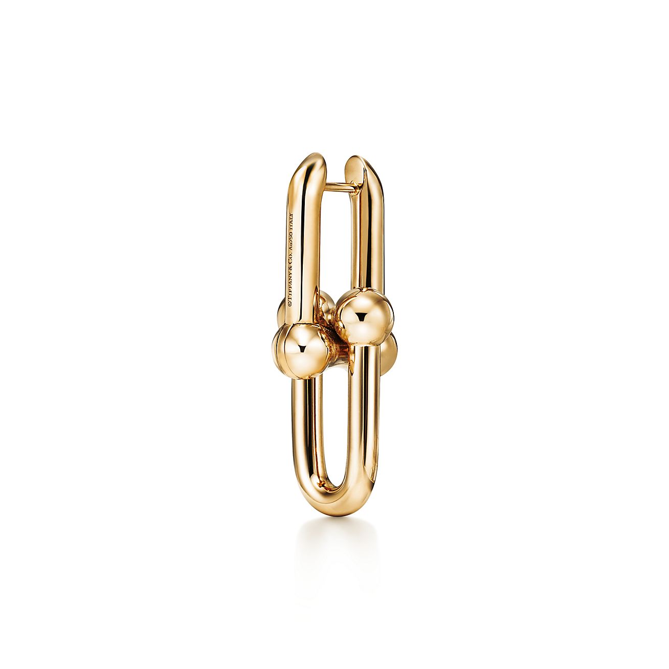 ■Tiffany&Co■ティファニー ラージリンクピアス ローズゴールド TIFFANY＆CO ティファニー ハードウェア ラージリンク ピアス PG