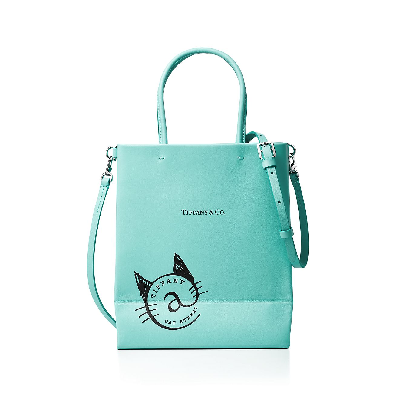 希少】TIFFANY ティファニー 2way キャンバス トートバッグ 黒 - www