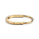 Tiffany & Co. バングル イエローゴールドにダイヤモンドのアクセント