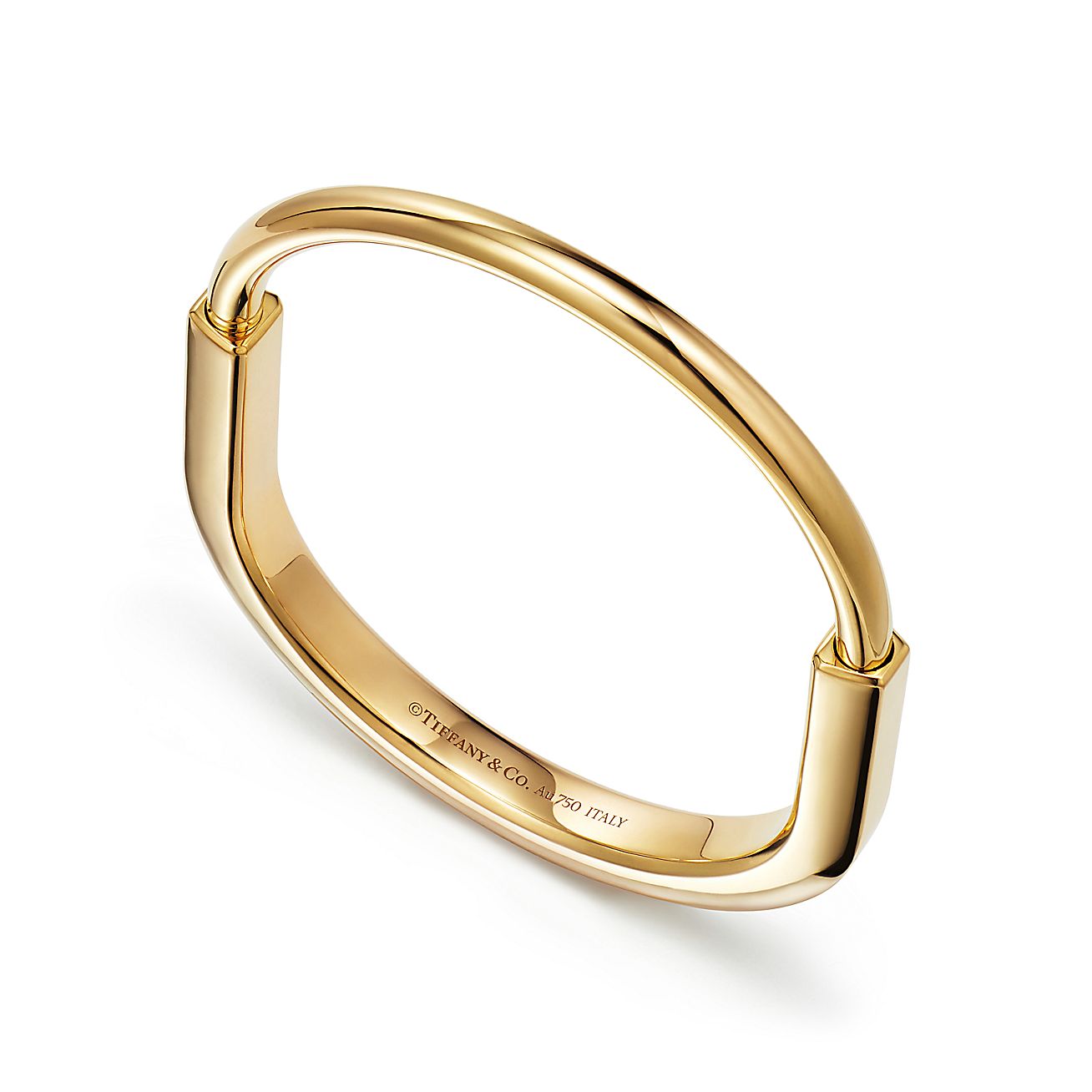 ティファニー ロック バングル イエローゴールド | Tiffany & Co