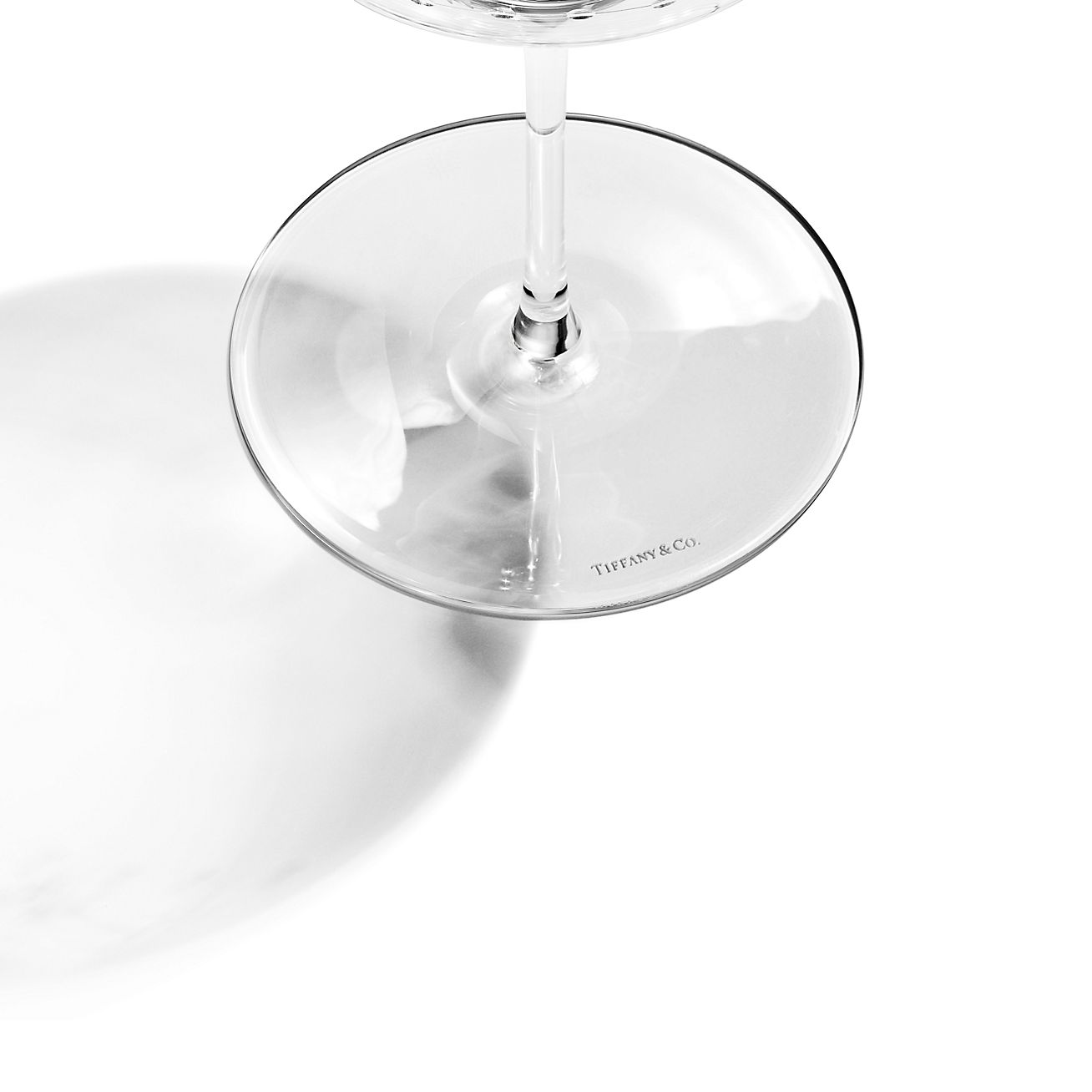 ティファニー オーデュボン レッド ワイングラス 手彫りガラス 