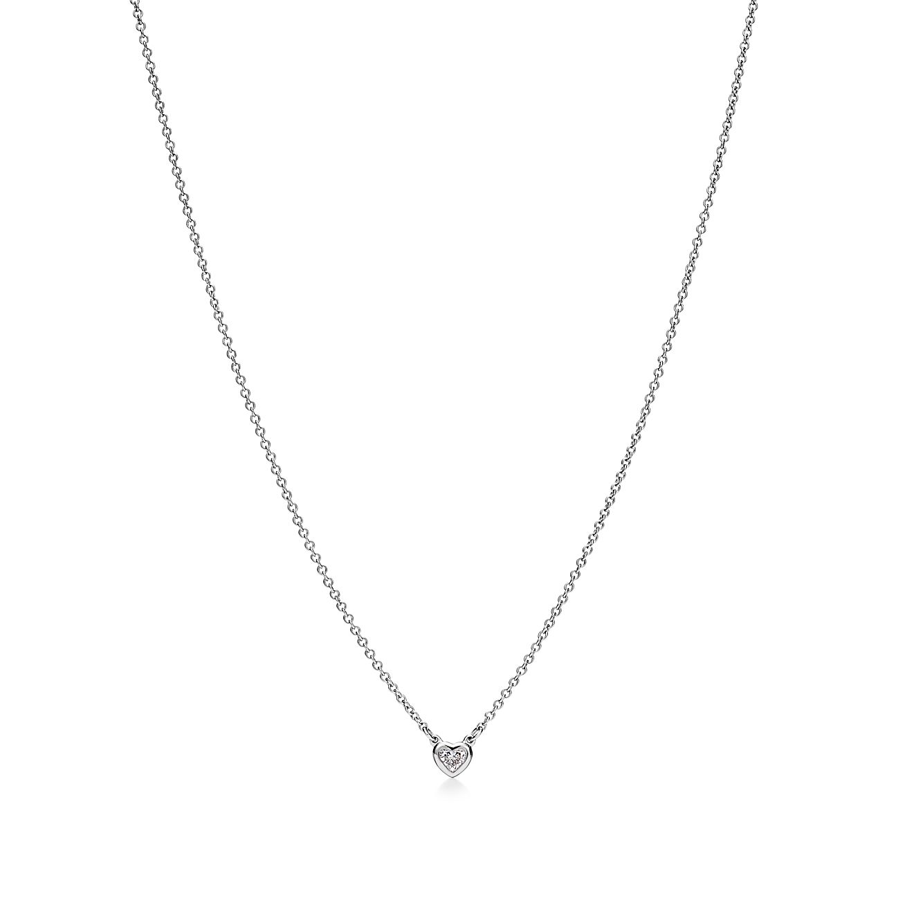 ネックレスティファニーTIFFANY◾️バイザヤード プラチナ×ダイヤモンド0.08ct.