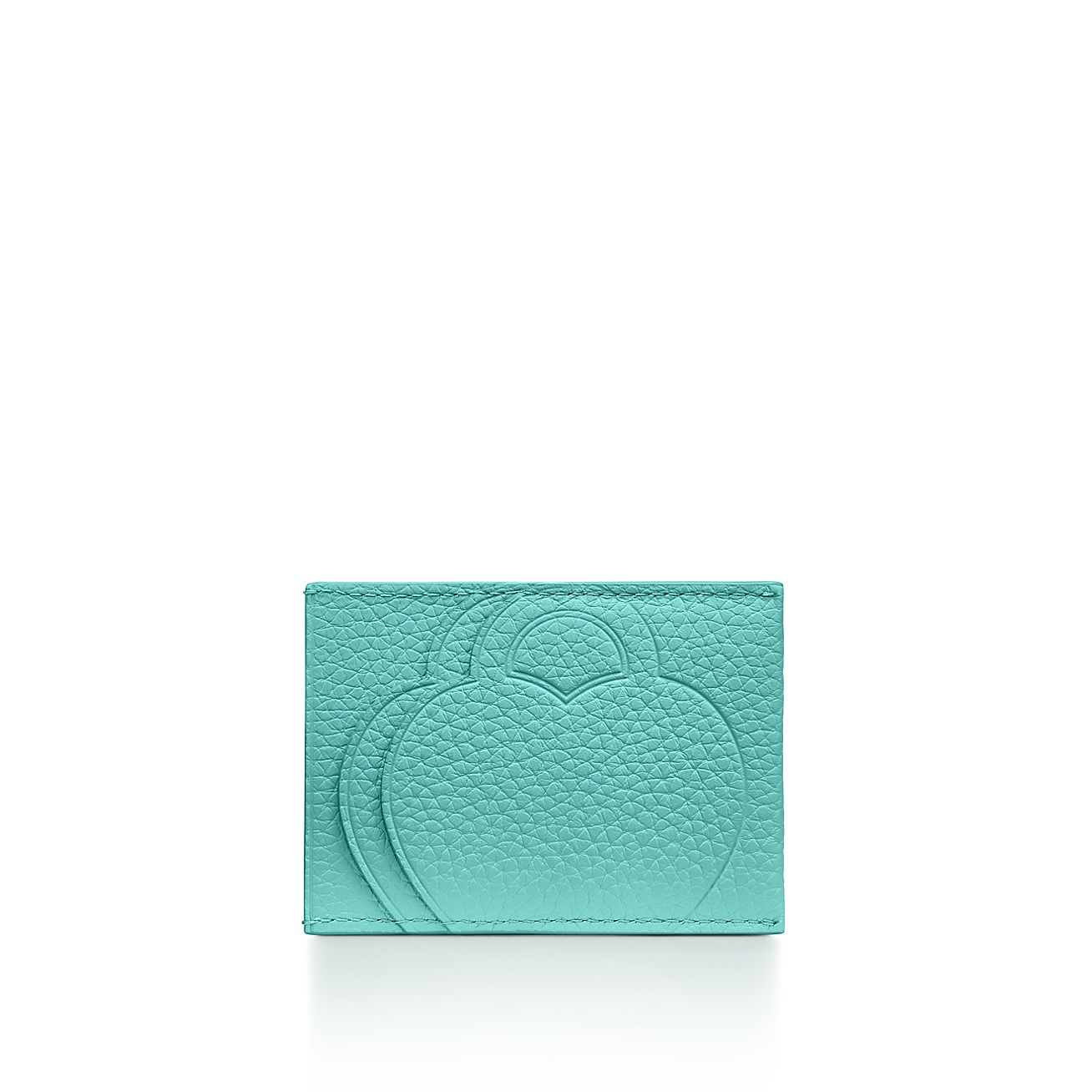 極美品》Tiffany&Co カードケース パスケース ティファニーブルー（極 