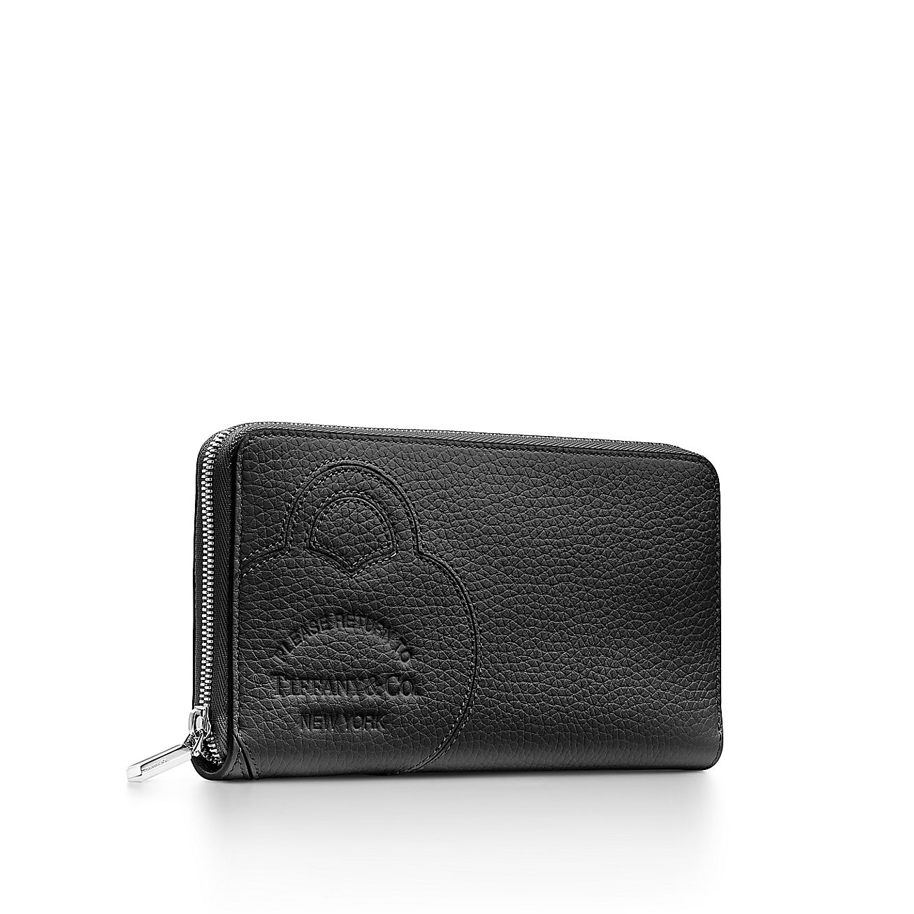 リターン トゥ ティファニー™ ラージ ジップ ウォレット ブラック  