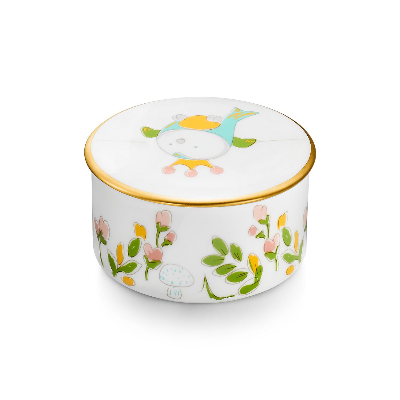 ティファニー　ボーンチャイナ　小物入れ TIFFANY&Co. ティファニー ボウボックス 小物入れ ボーン