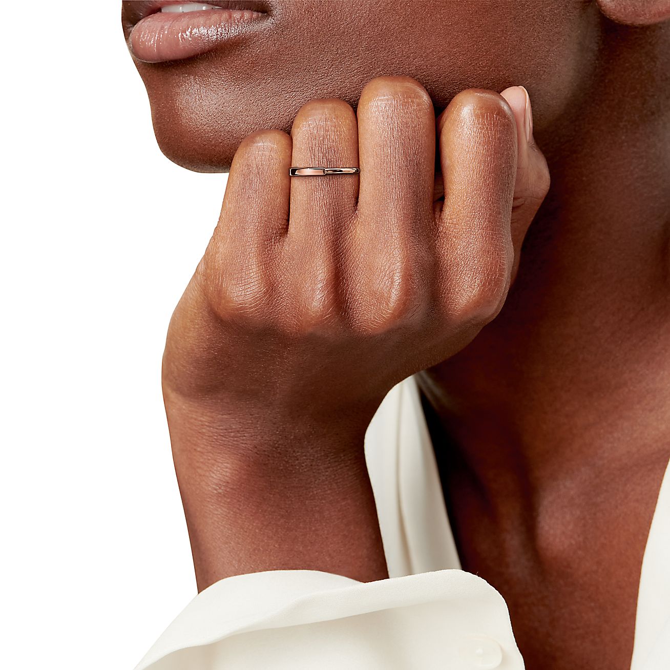 ティファニー ロック リング ローズゴールド | Tiffany & Co
