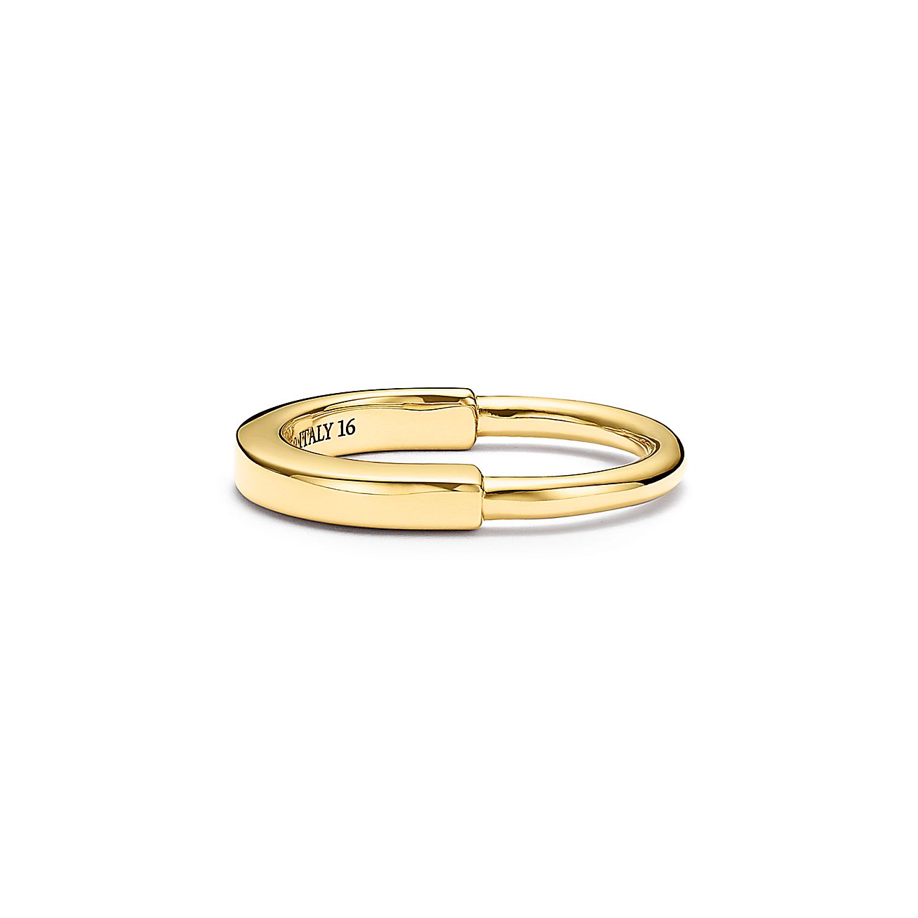 Tiffany Lock Ring in Yellow Gold