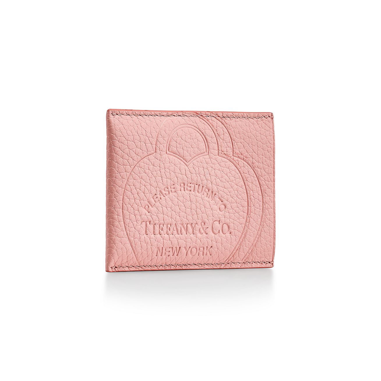 リターン トゥ ティファニー™ カード ケース ブラッシュ ピンク レザー