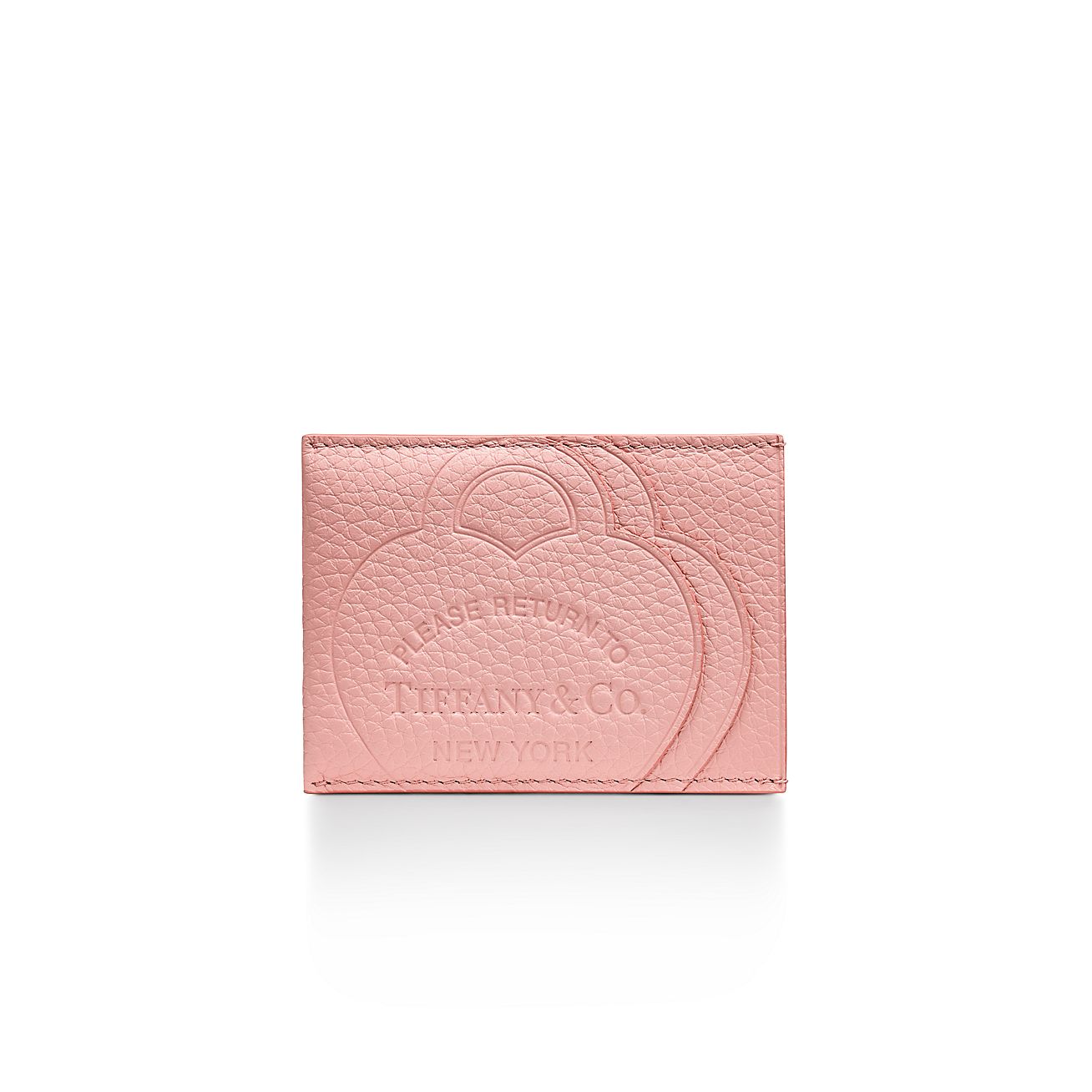 リターン トゥ ティファニー™ カード ケース ブラッシュ ピンク レザー