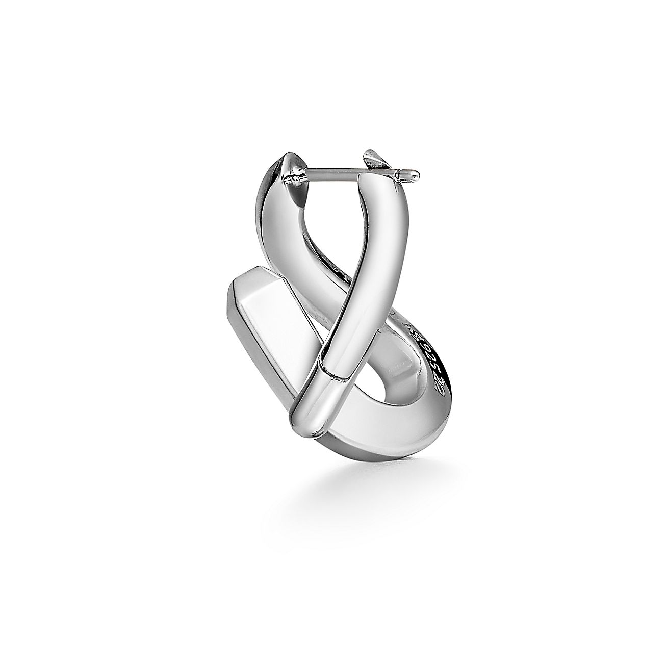 ティファニー フォージ シングル リンク ピアス ハイポリッシュ  