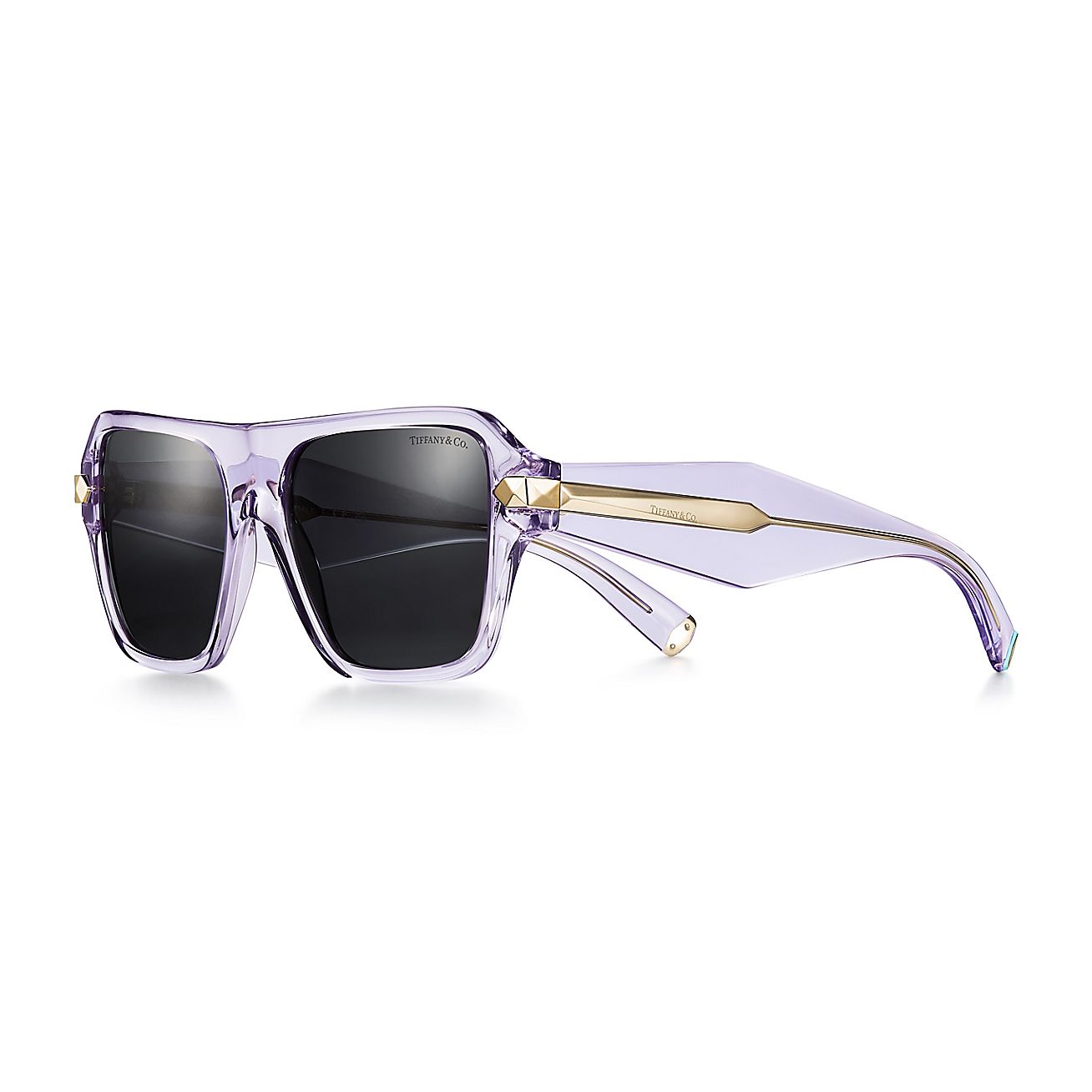 ティファニー サングラス バイオレット アセテート ダークグレー  