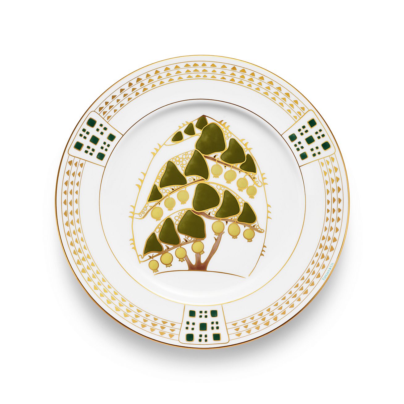 ティファニー ベリーズ ディナー プレート ボーンチャイナ、6枚セット