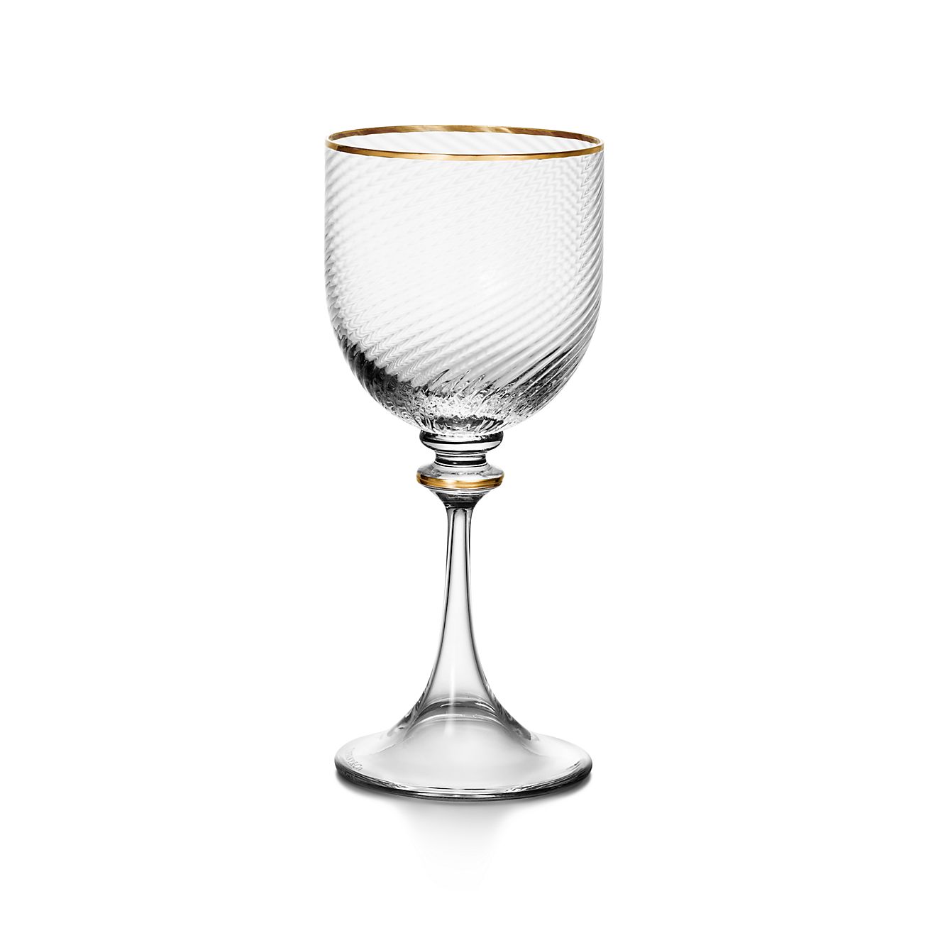 ティファニー ツイスト ホワイト ワイングラス ガラス | Tiffany & Co.