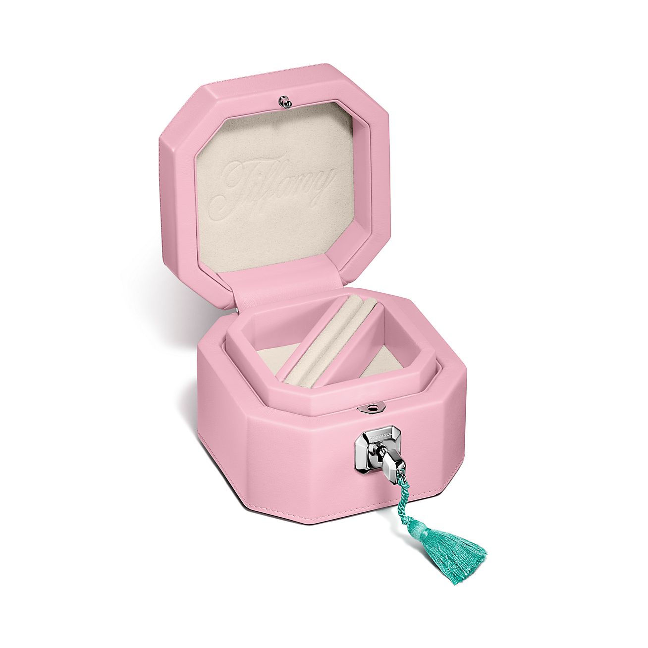 ティファニー ファセット ジュエリー ボックス モルガナイトカラー レザー（スモール） | Tiffany u0026 Co.
