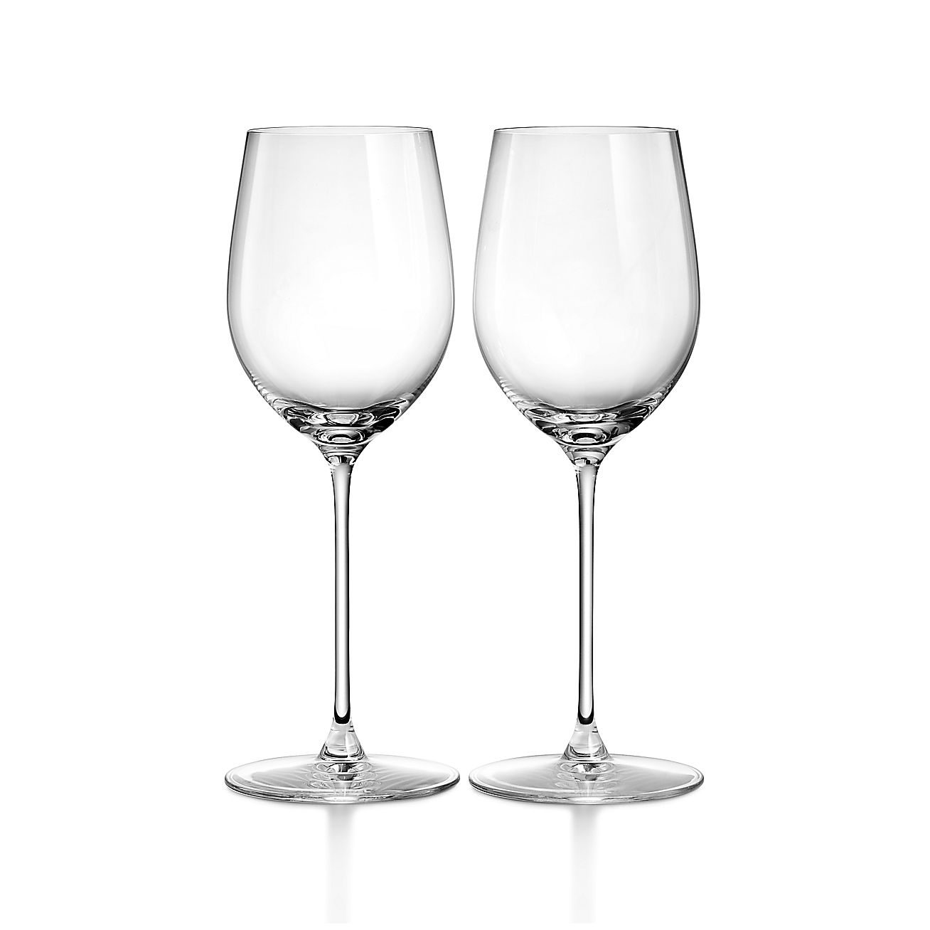 Tiffany Home Essentials White Wine Glasses in Crystal Glass, Set of Two