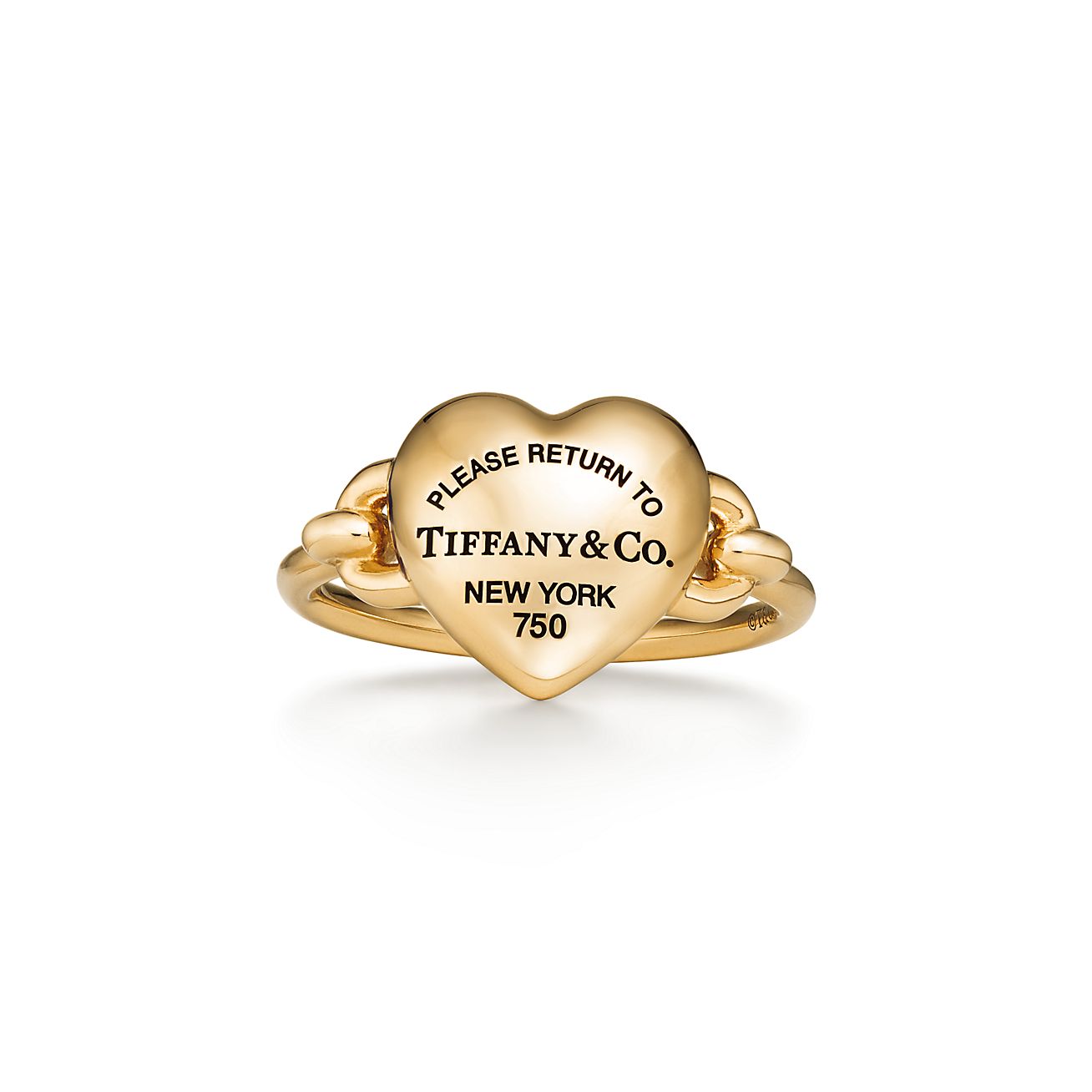 リターン トゥ ティファニー™ フル ハート リング イエローゴールド | Tiffany u0026 Co.