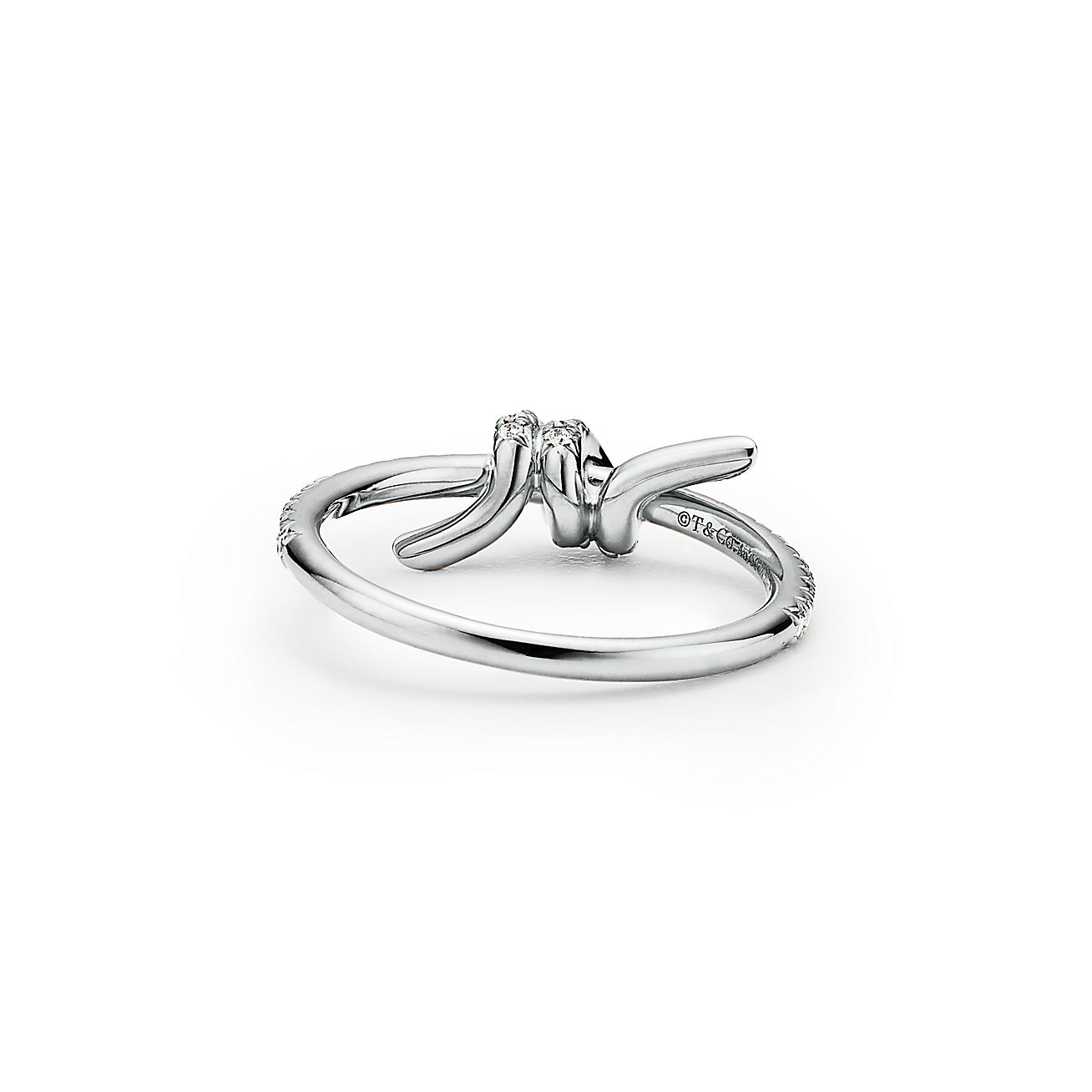 ティファニー ノット リング ダイヤモンド ホワイトゴールド | Tiffany 