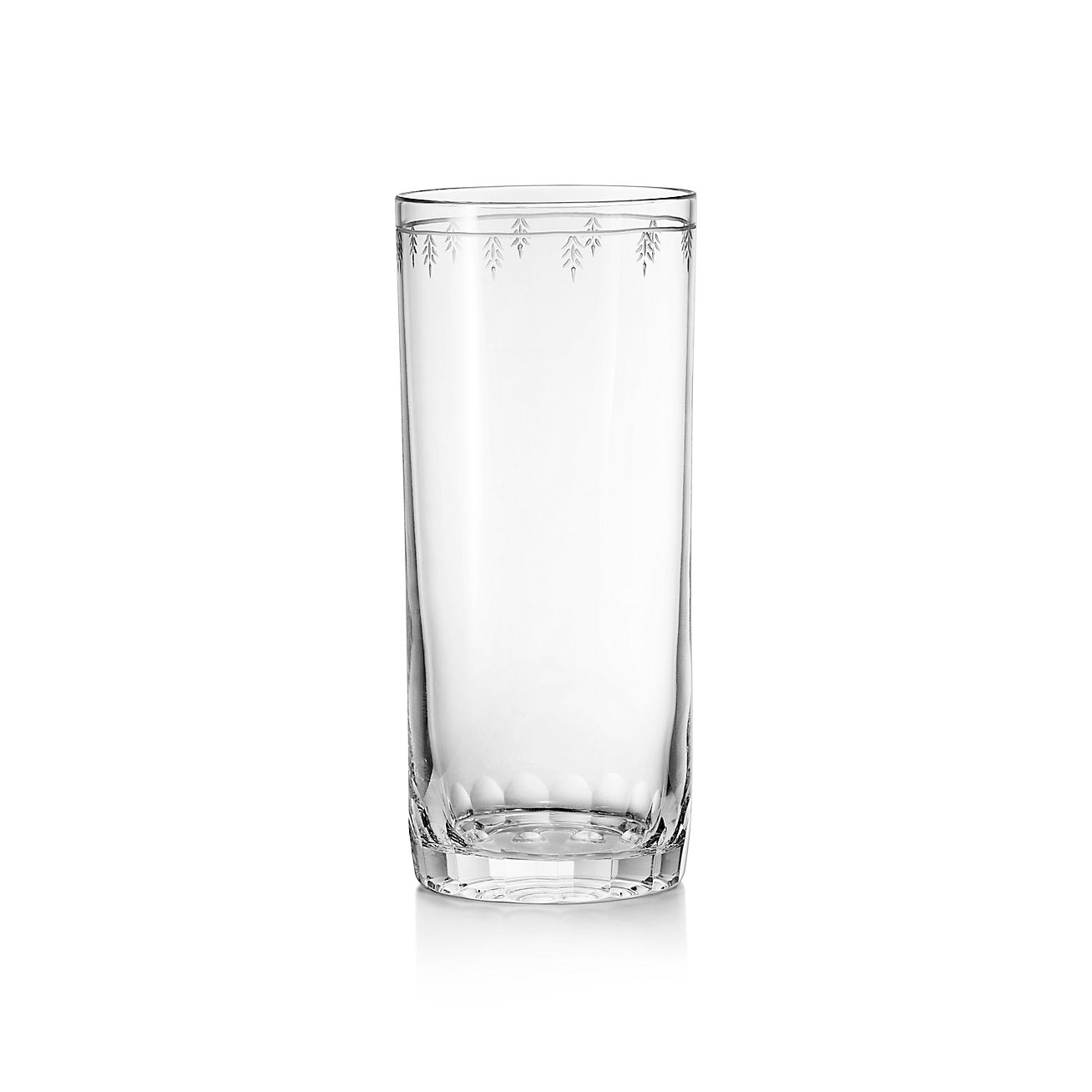 Tiffany Crest Highball Glass in Lead Crystal