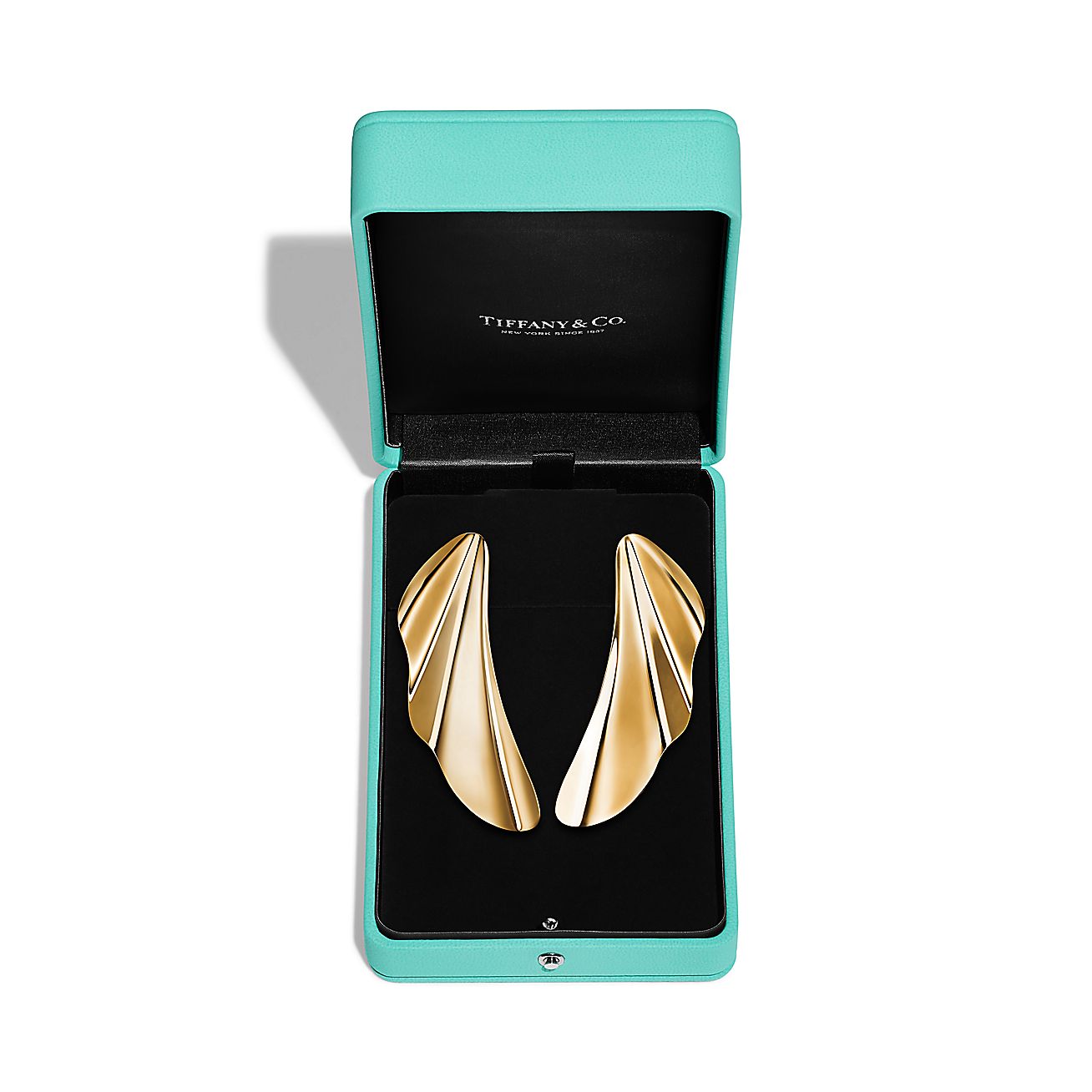 エルサ・ペレッティ™ ハイ タイド ピアス イエローゴールド | Tiffany