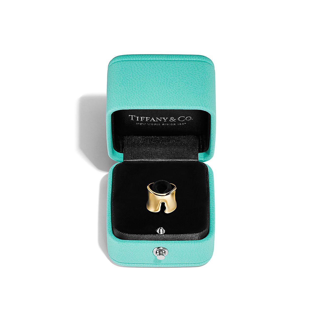 エルサ・ペレッティ™ スプリット リング イエローゴールド | Tiffany & Co