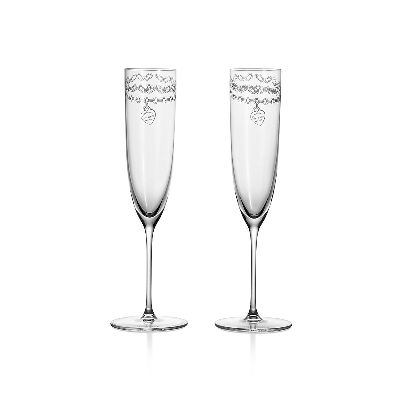Tiffany & Co. アンバーサンドワイングラス 2個セット（TIFFANY&Co 
