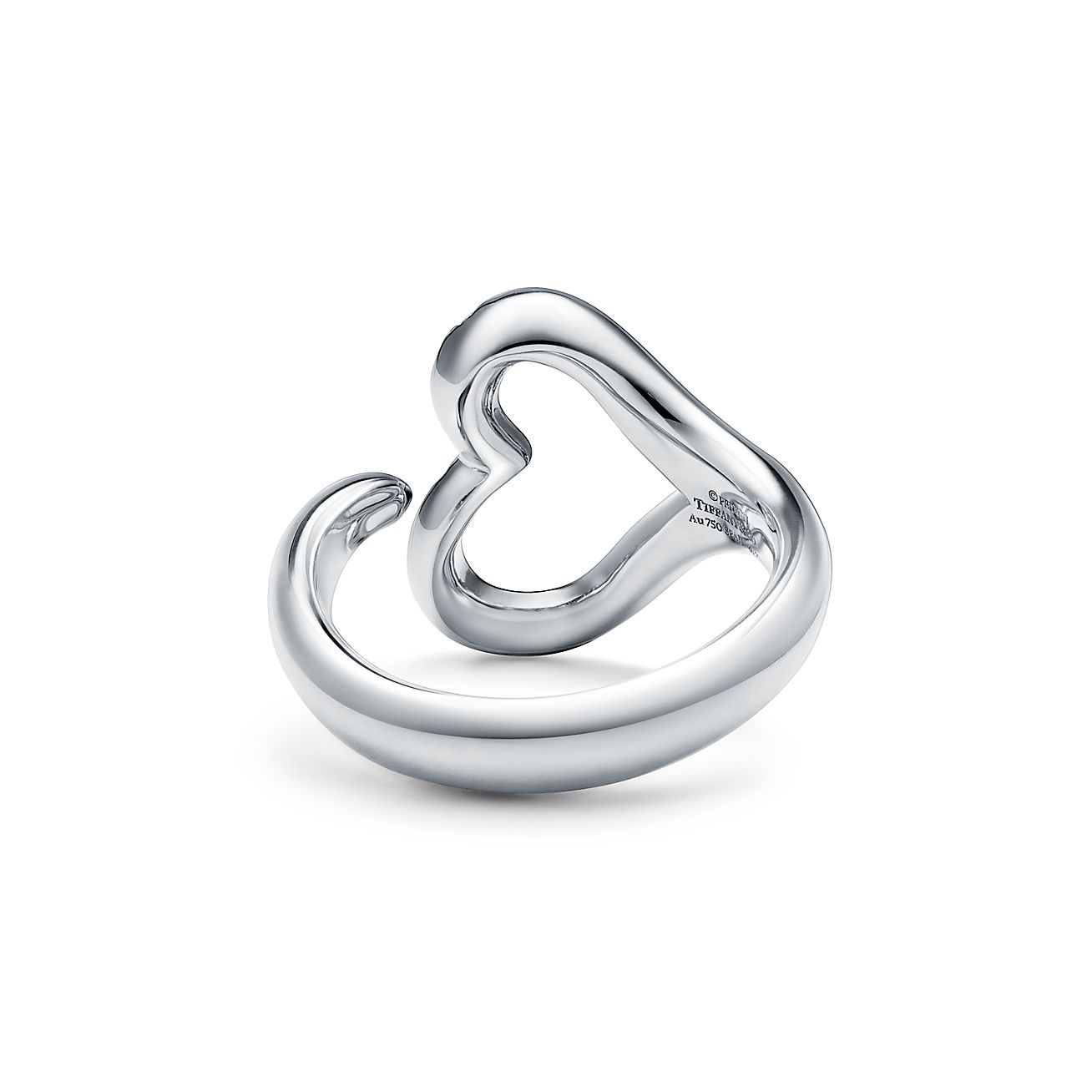 Tiffany 2Pダイヤ エルサペレッティ SV925オープン ハ―ト Tiffany 2Pダイヤ エルサペレッティ SV925オープン ハ―ト