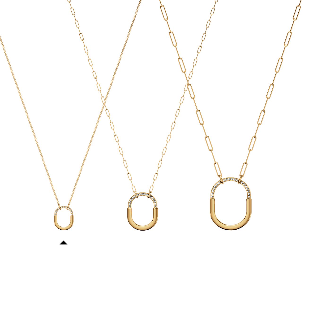 ティファニー ロック ペンダント ダイヤモンド イエローゴールド