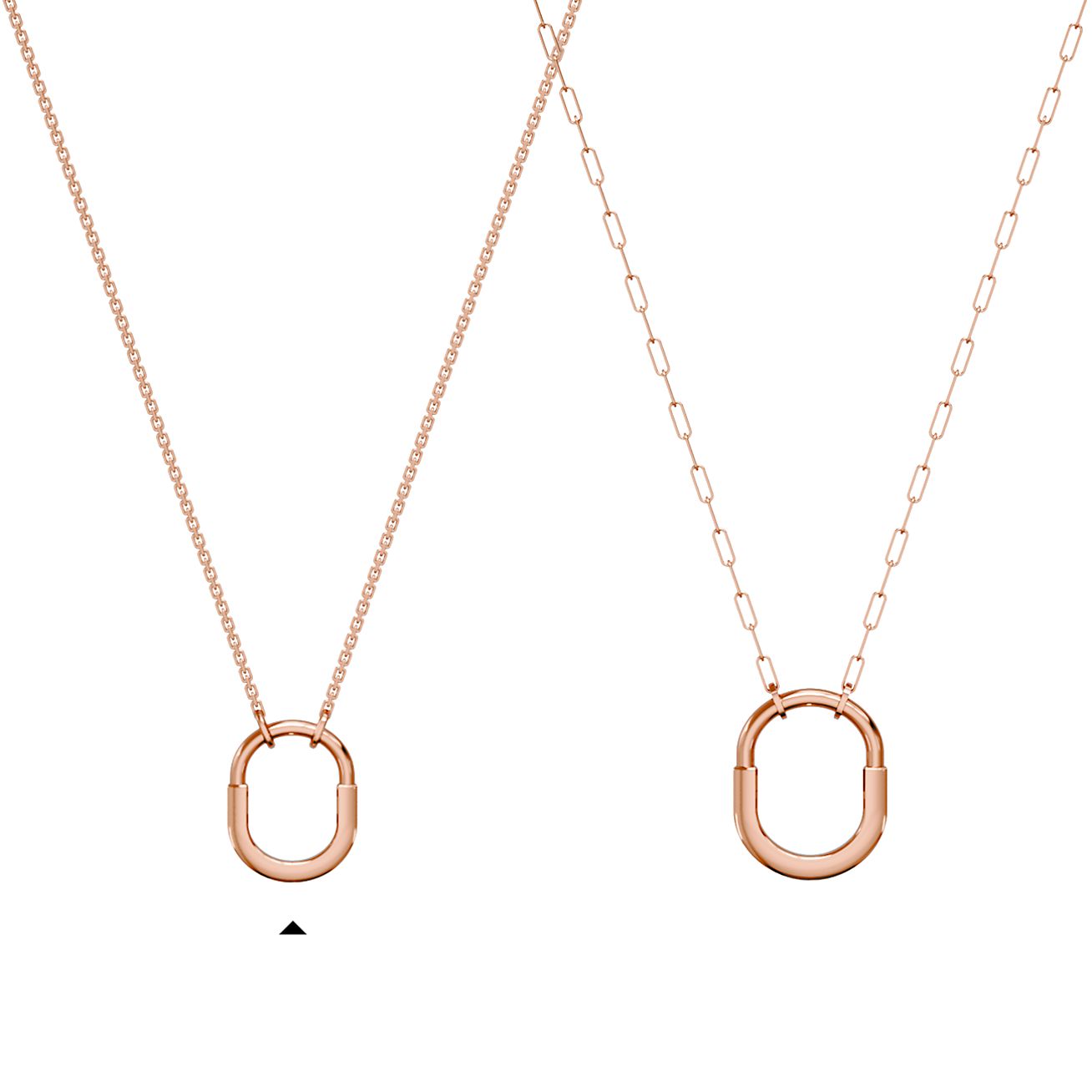 ティファニー ロック ペンダント ローズゴールド（スモール