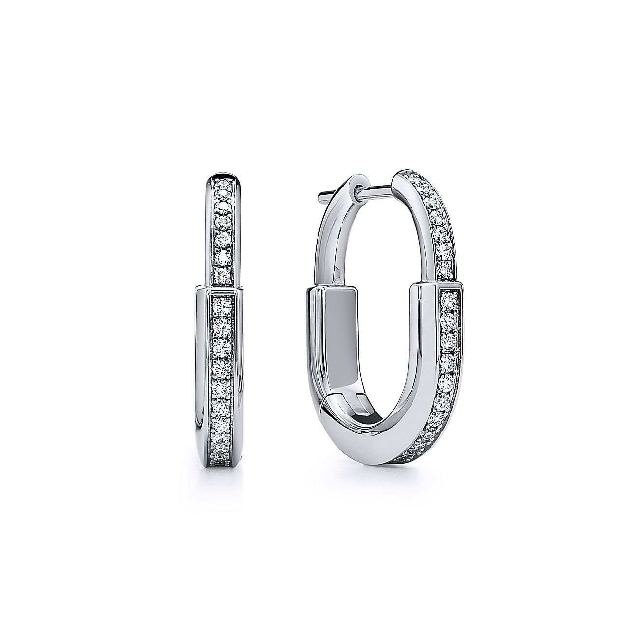 ダイヤモンド バイ ザ ヤード™ ピアス イエローゴールド | Tiffany 
