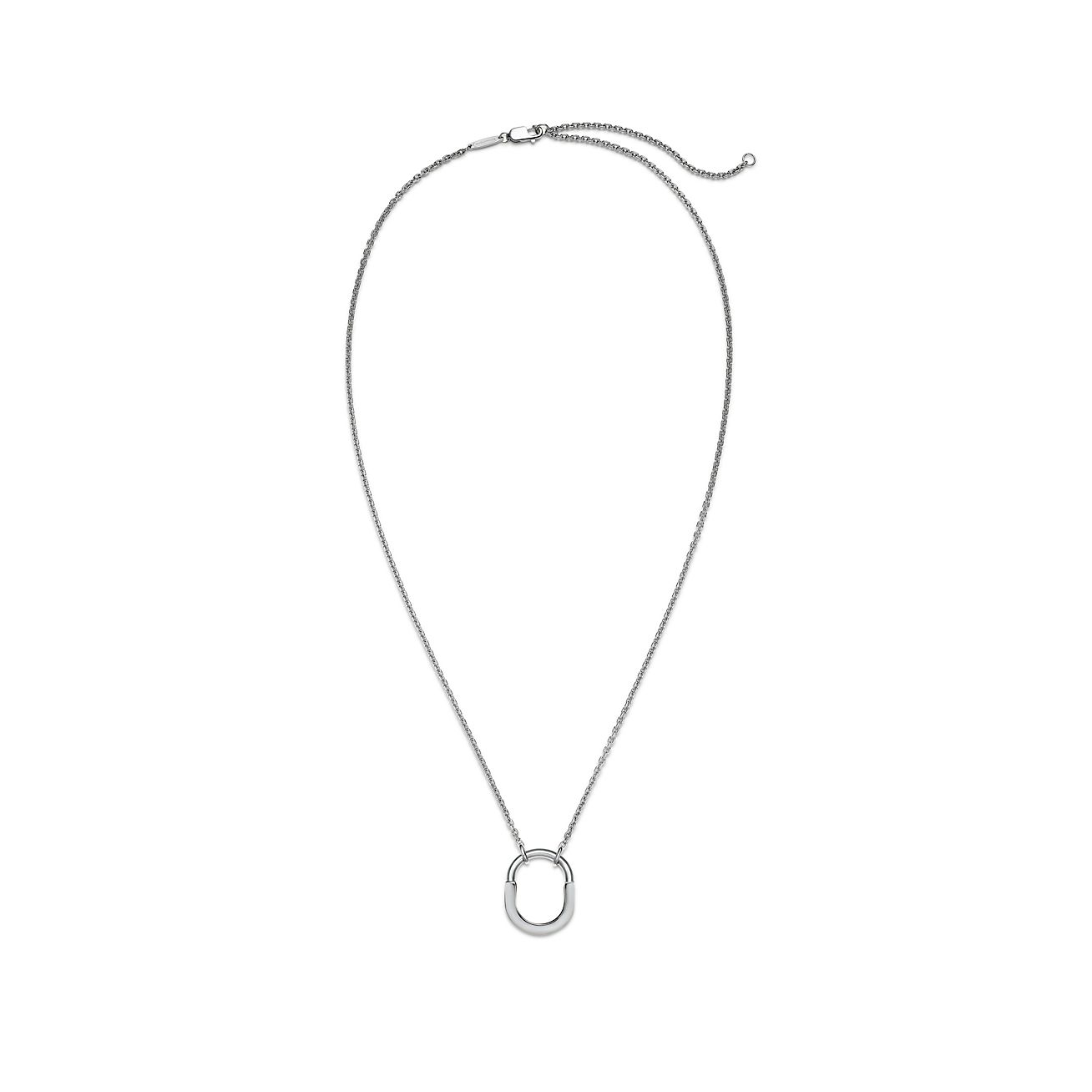 ティファニー ロック ペンダント ホワイトゴールド（スモール