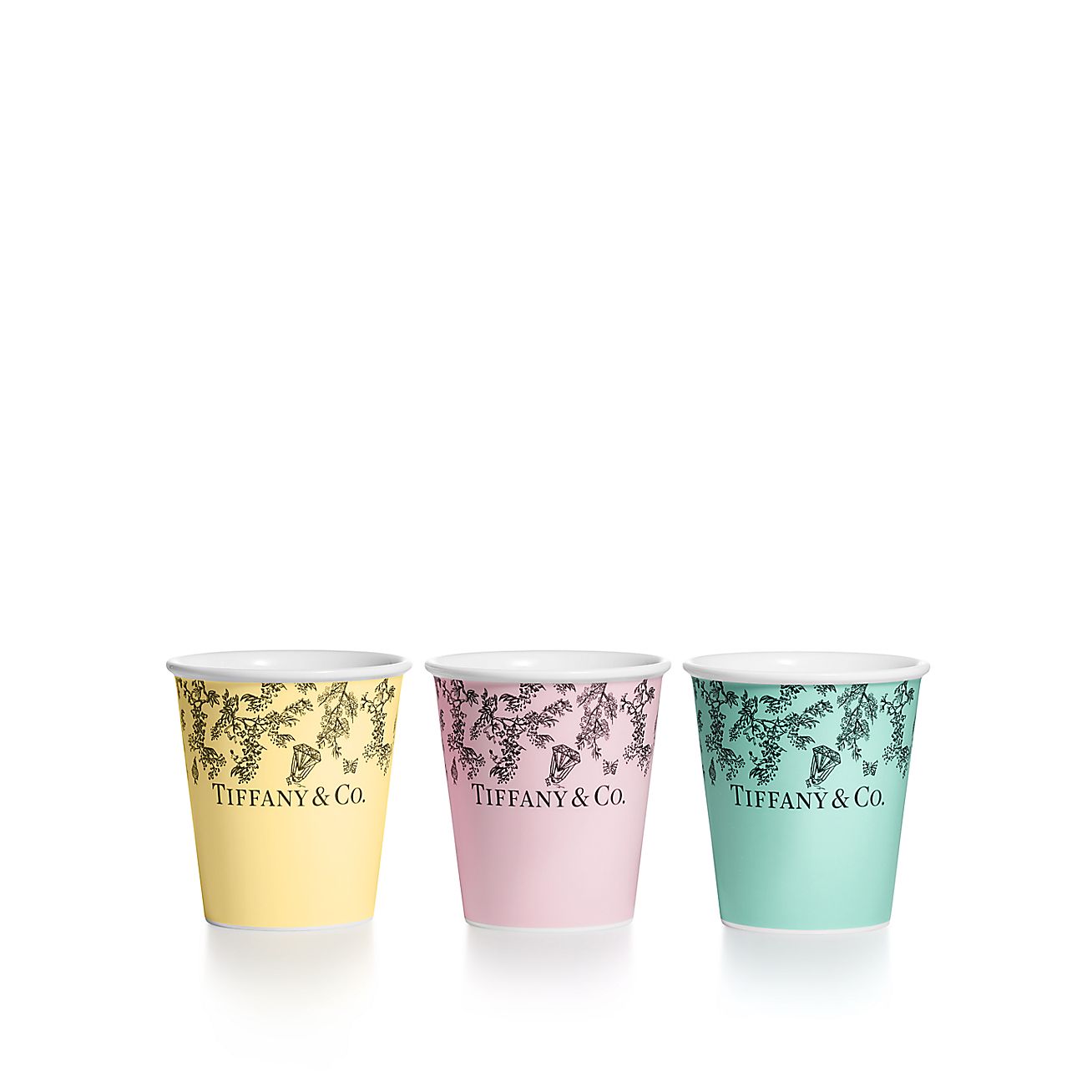 TIFFANY コーヒーカップ ボーンチャイナ 立ち入る