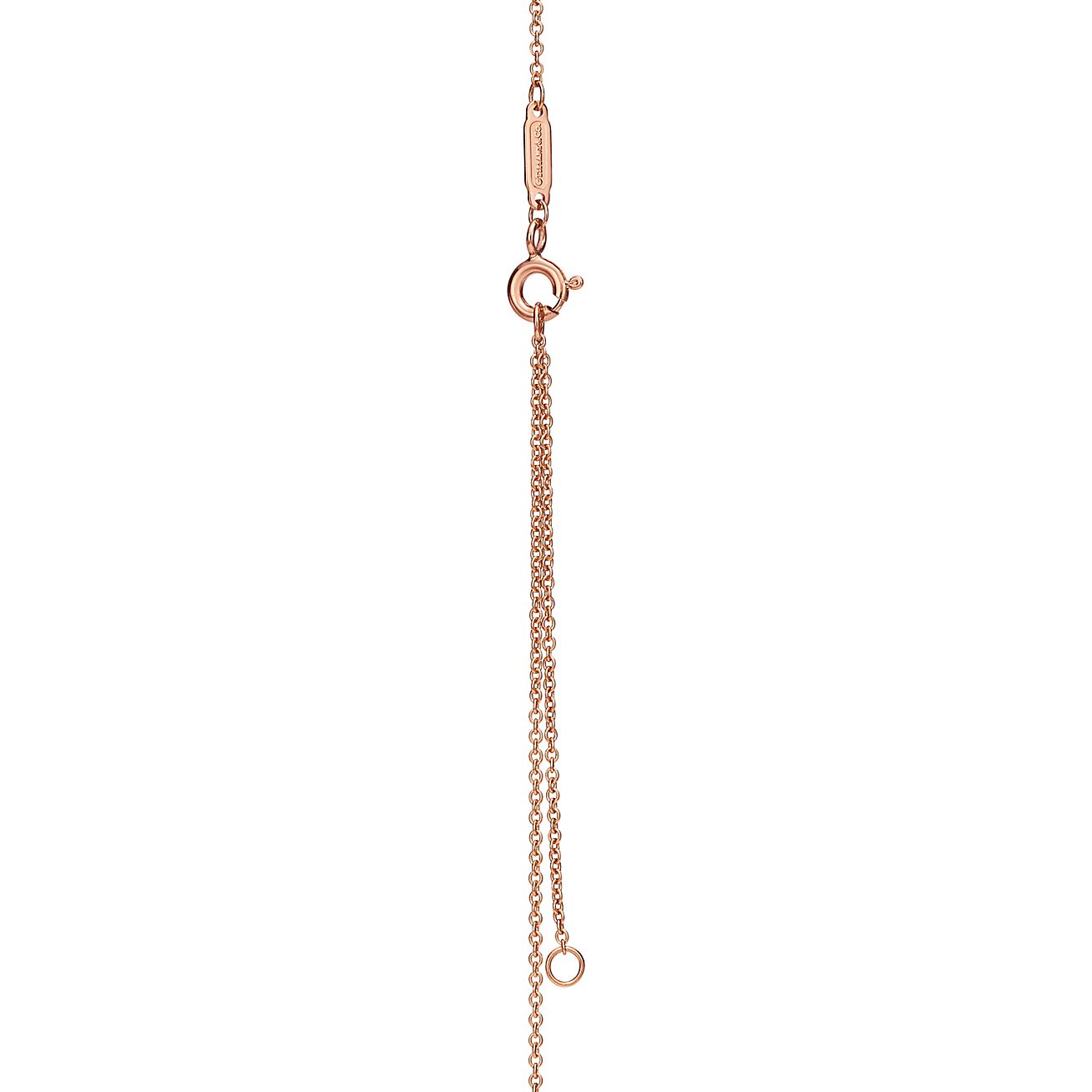 (New)直営店 Tiffany & Co. Tiffany Knot スモールペンダント ティファニー ノット ペンダント ローズゴールド（スモール