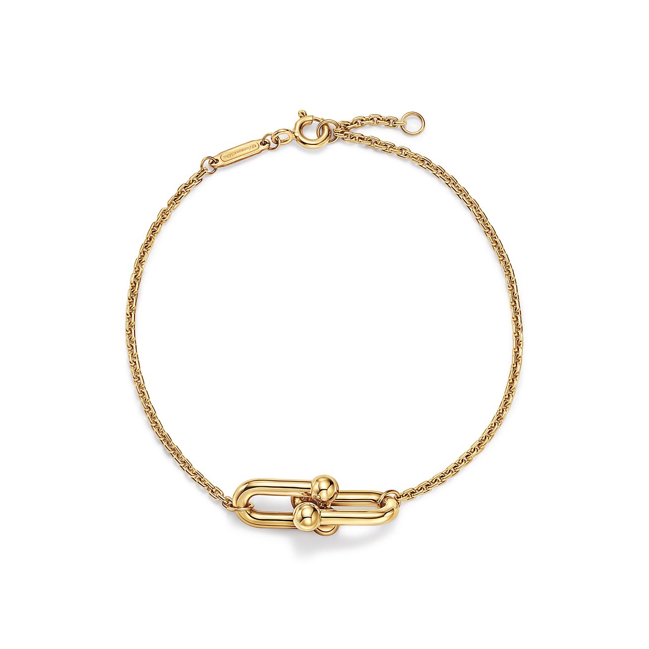 ティファニー ハードウェア ダブル リンク ブレスレット イエロー