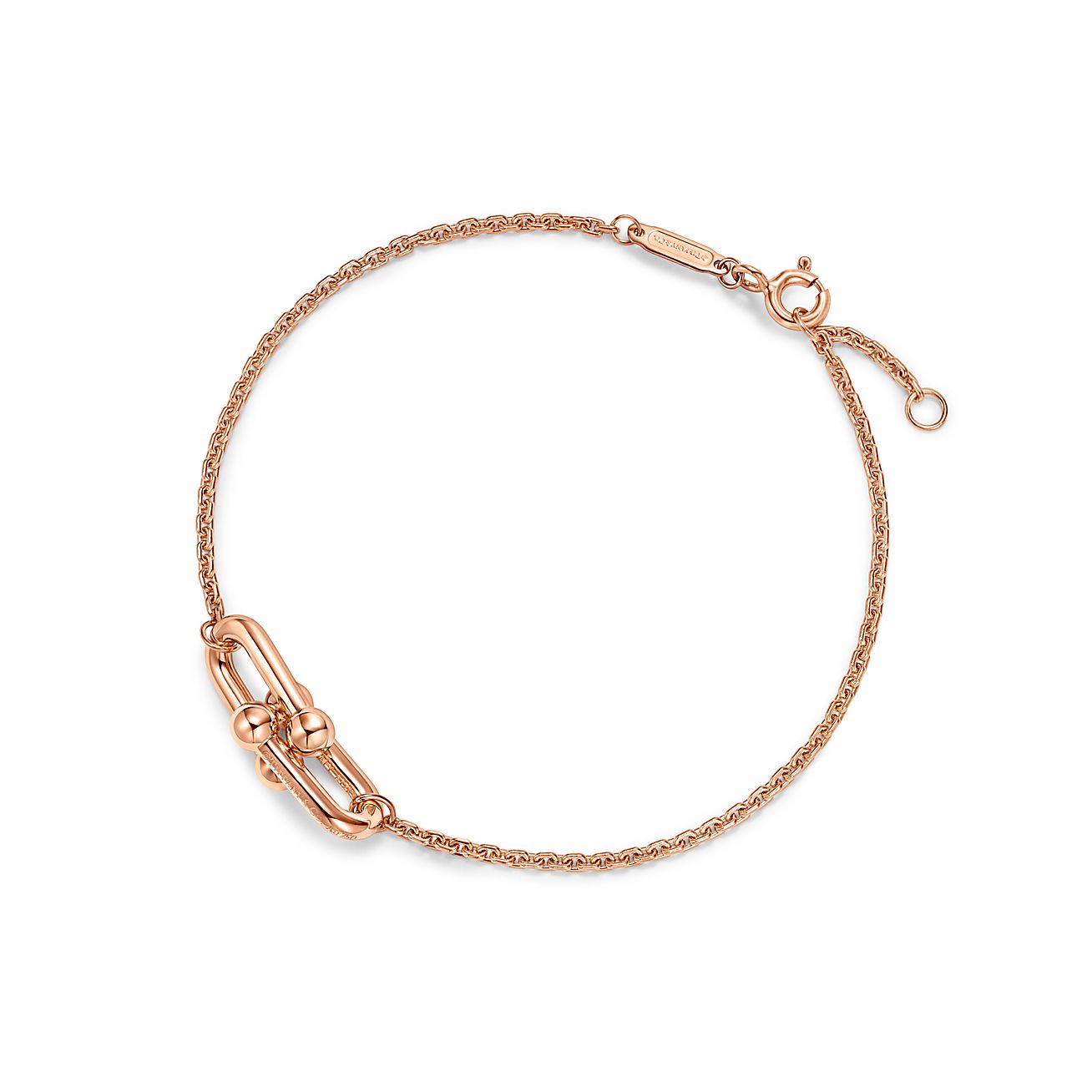 ティファニー ダブルリング ブレスレット VINTAGE TIFFANY & CO. Double Ring Bracelet Sterling Silver