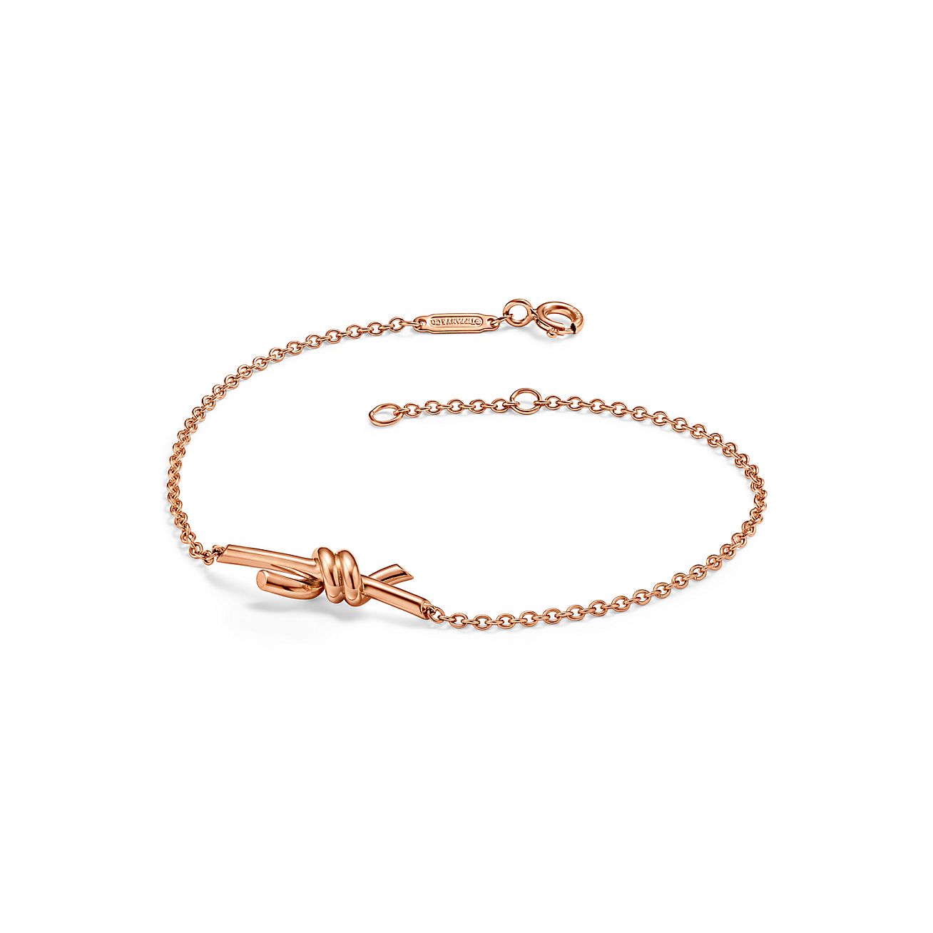 ティファニー ノット チェーン ブレスレット ローズゴールド | Tiffany
