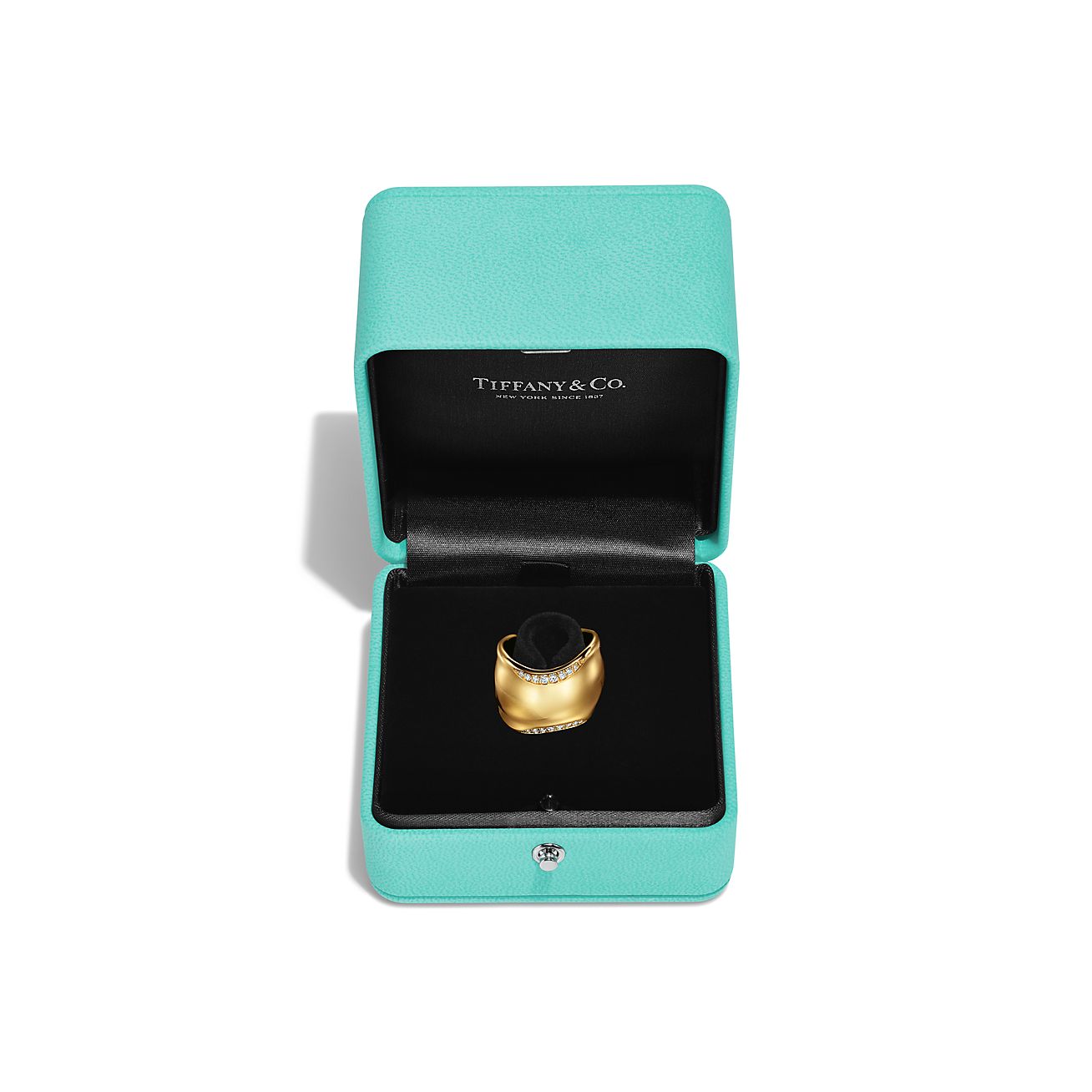 エルサ・ペレッティ™ ボーン リング ダイヤモンド イエローゴールド