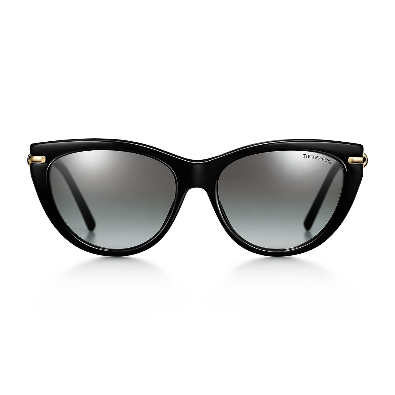 ティファニー ノット サングラス ブラック アセテート グレー