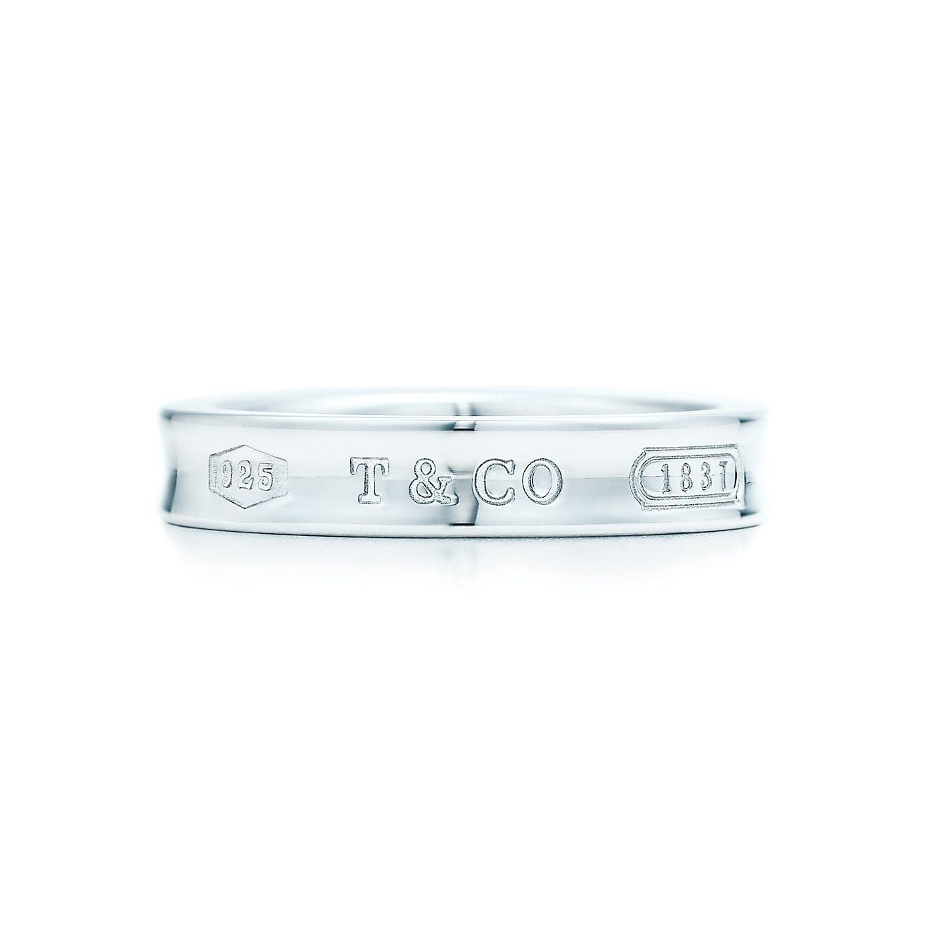 ティファニー 17 リング シルバー ナロー Tiffany Co